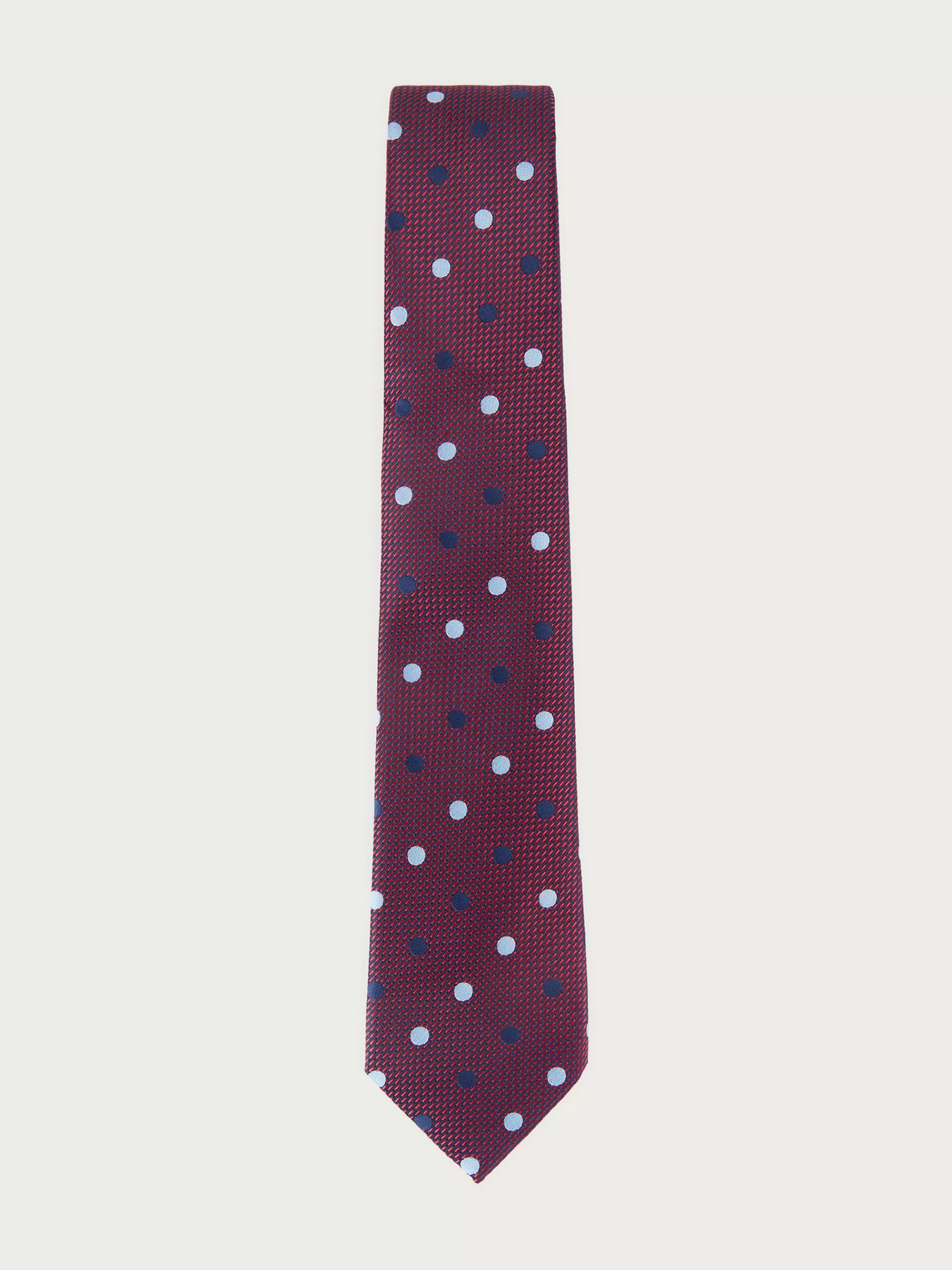 Cravate élégante en jacquard rouge Alvaro Moreno - Collection Printemps-Été 2024