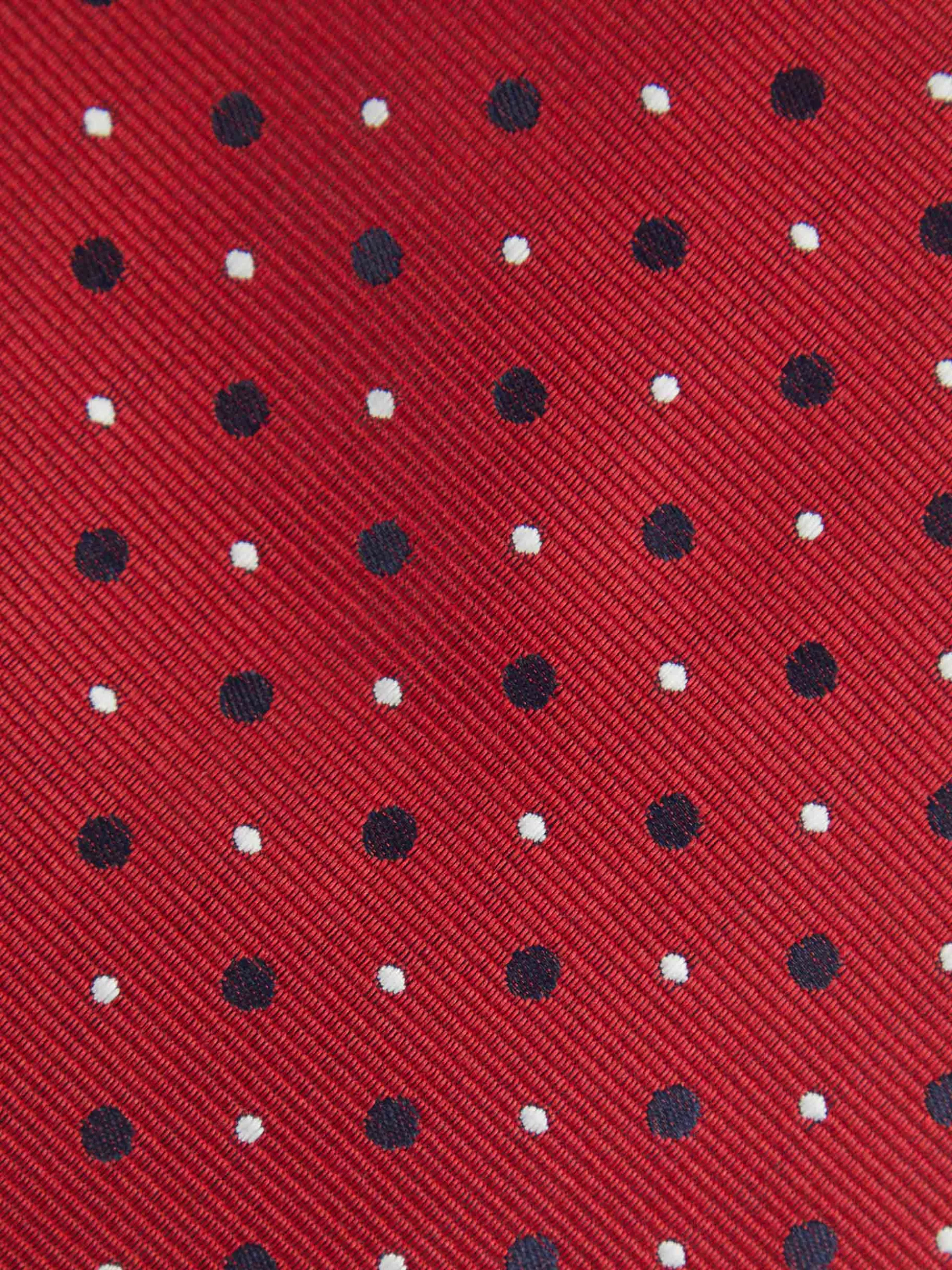 Cravate Jacquard Luxe Alvaro Moreno - Rouge Vif, Style Intemporel pour Tenue Élégante (Collection Exclusive)