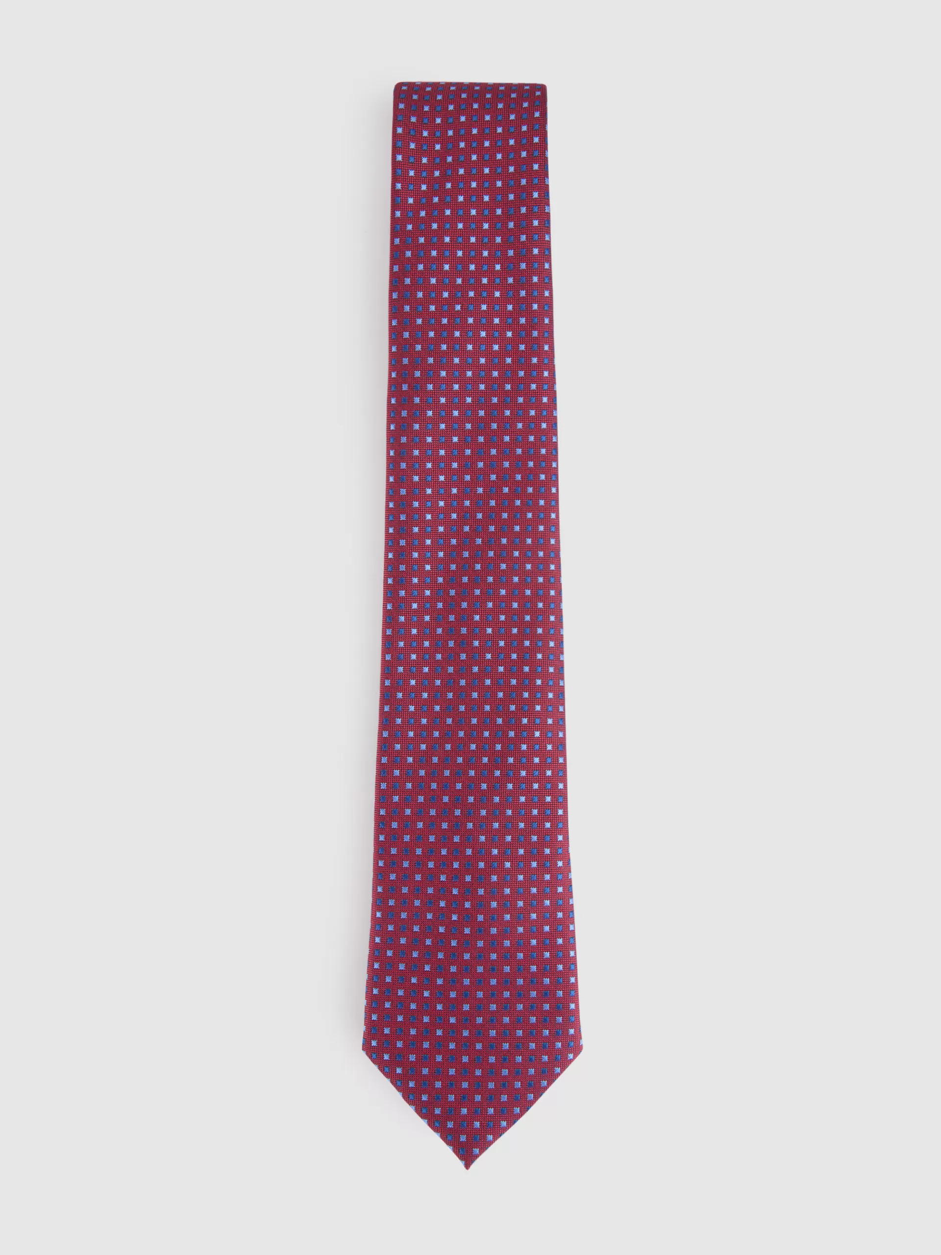 Cravate Jacquard MF Alvaro Moreno - Rouge Vibrant à Motif Exclusif