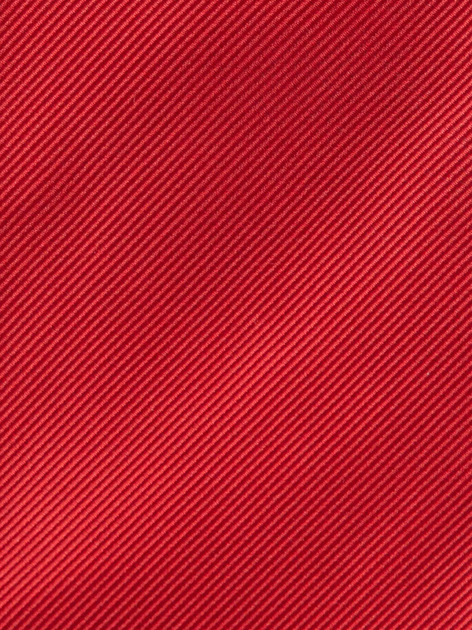 Cravate signature Alvaro Moreno - Jacquard soyeux rouge vif, pièce unique pour élégance masculine intemporelle