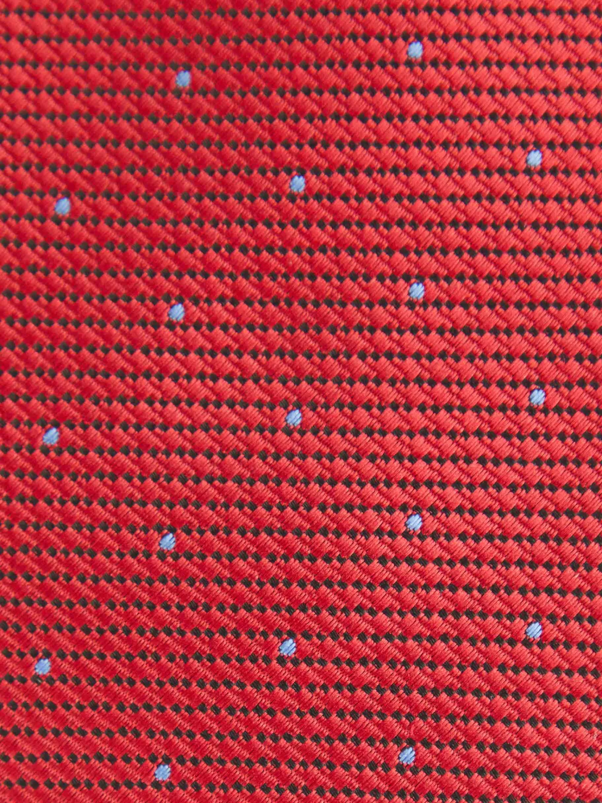 Cravate Jacquard en soie rouge Alvaro Moreno - Élégance contemporaine pour tenue raffinée