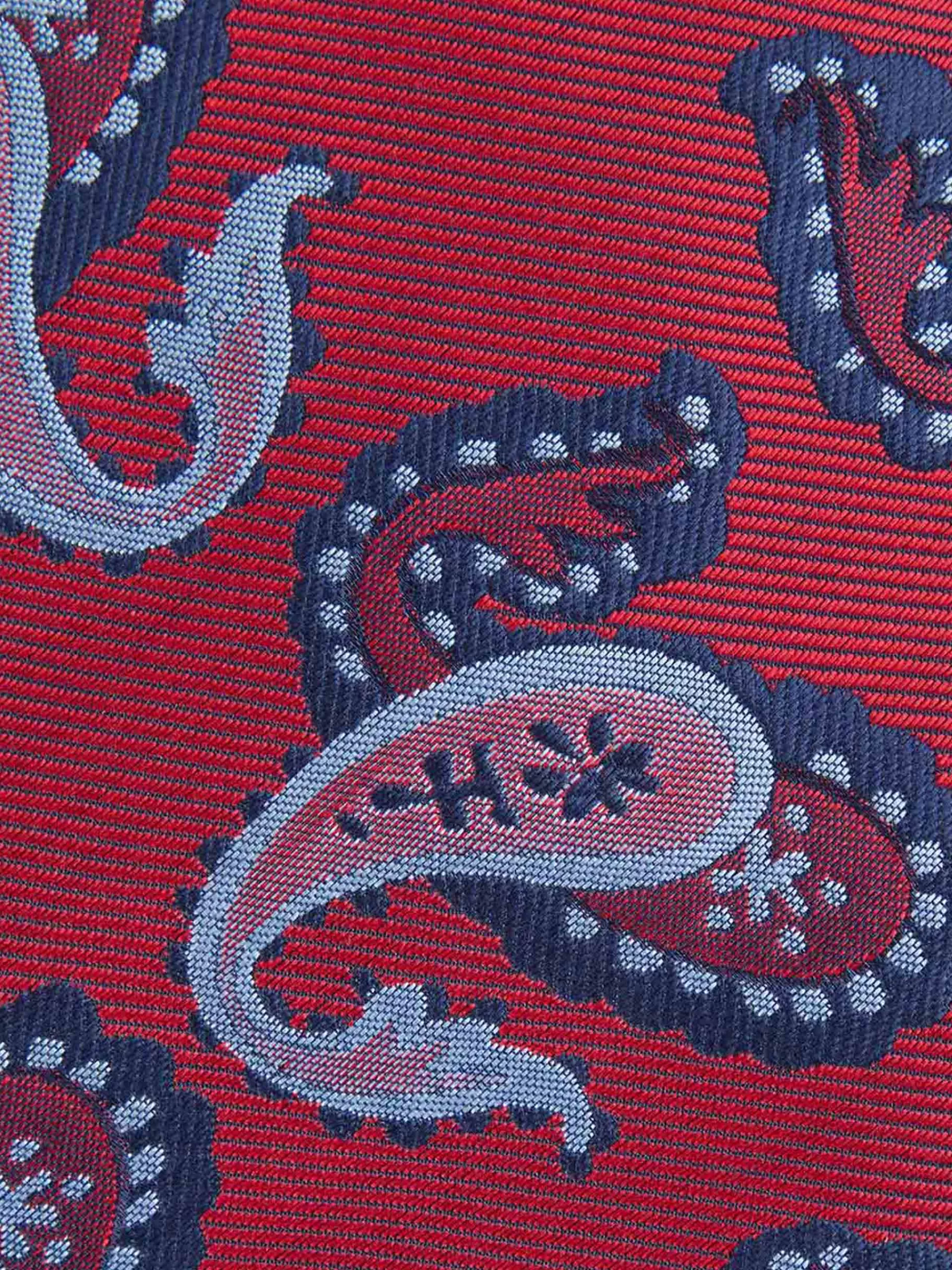 Cravate Jacquard Alvaro Moreno Rouge Vif - Modèle MF Élégant à Prix Compétitif