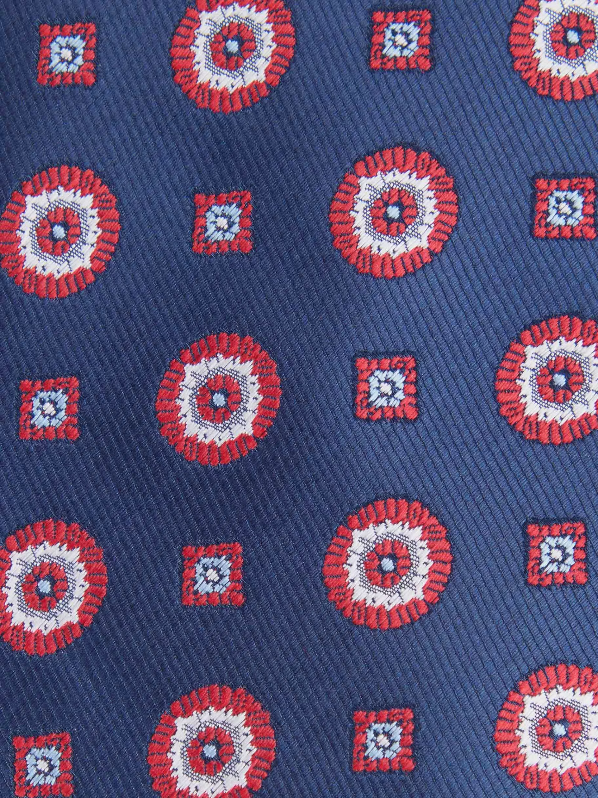 Cravate Alvaro Moreno en soie Jacquard MF - Rouge vif, style élégant pour tenues distinguées