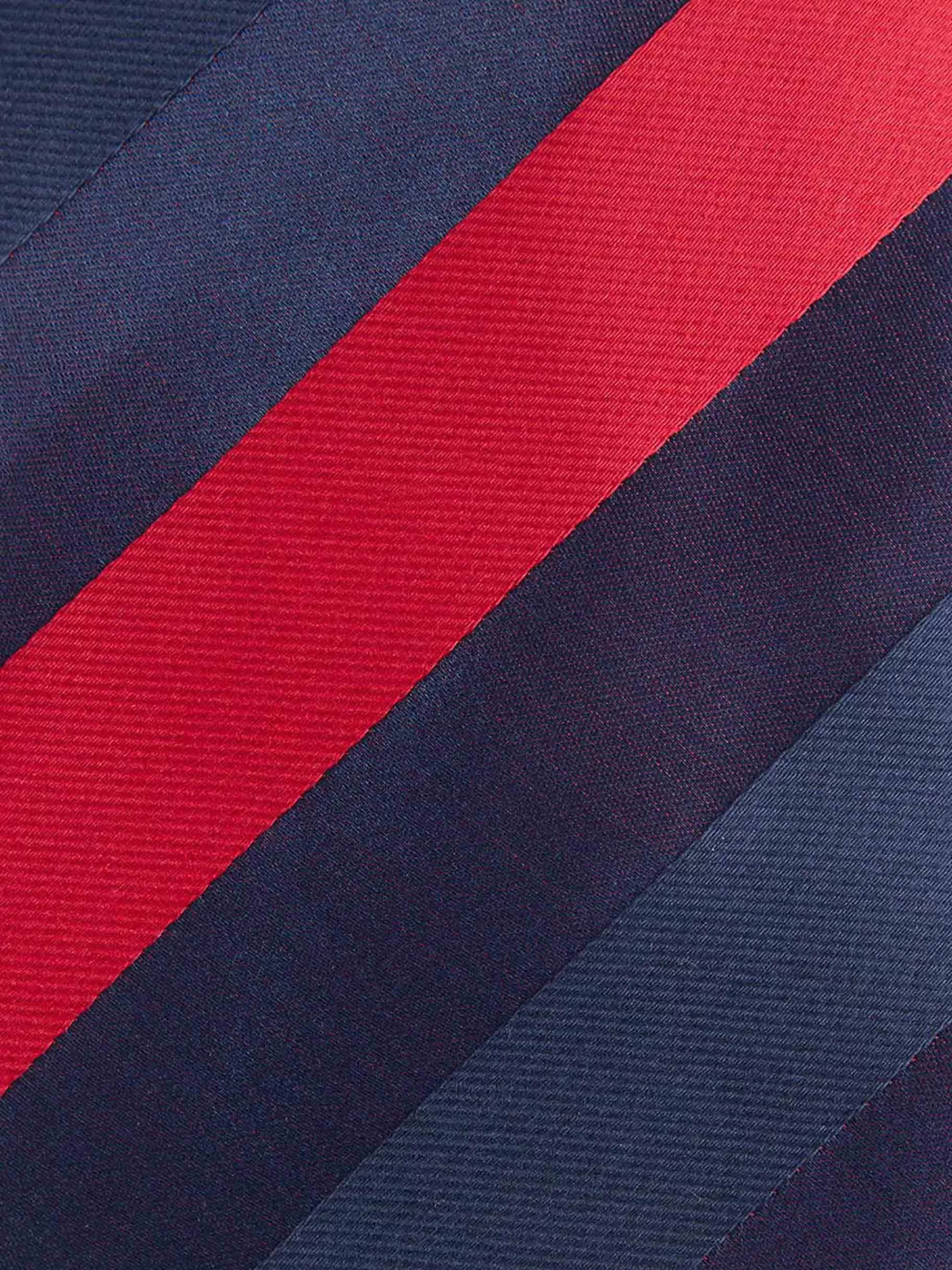 Cravate Jacquard Premium Alvaro Moreno - Rouge Vif, Modèle France Collection Printemps