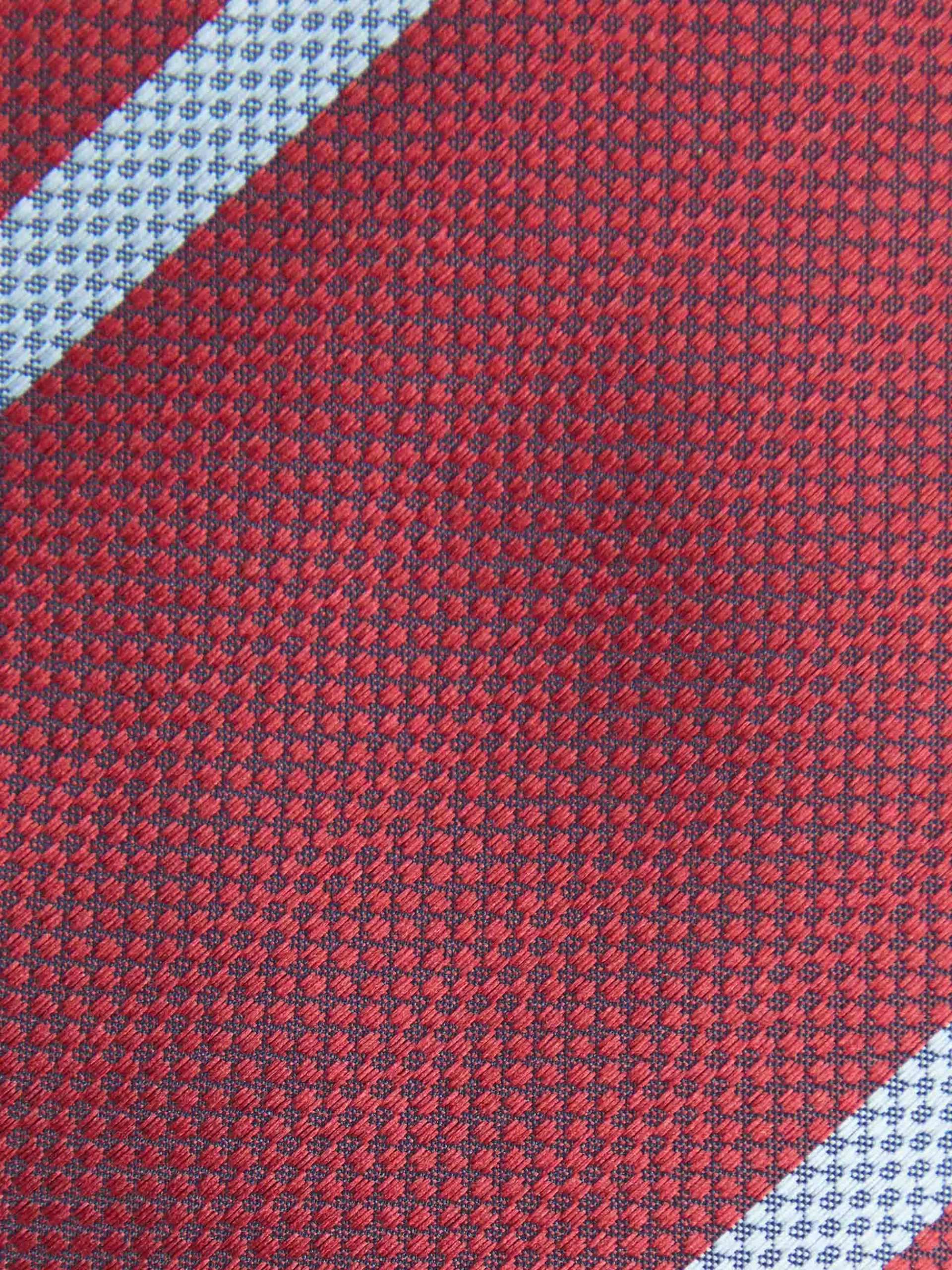 Cravate Jacquard Alvaro Moreno Modèle MF Rouge - Élégance Intemporelle