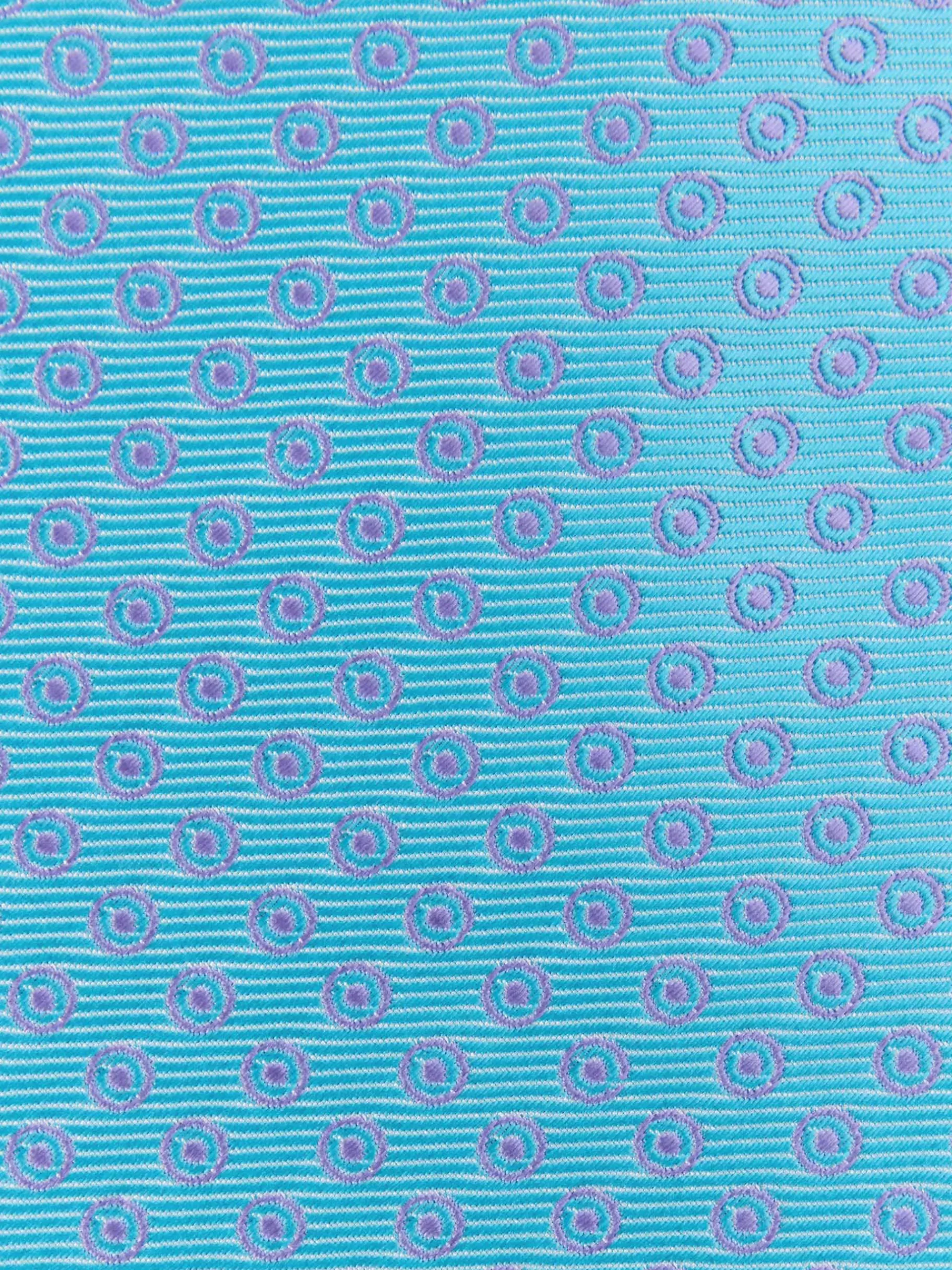Cravate en Jacquard Turquoise Alvaro Moreno – Élégance Masculine Moderne