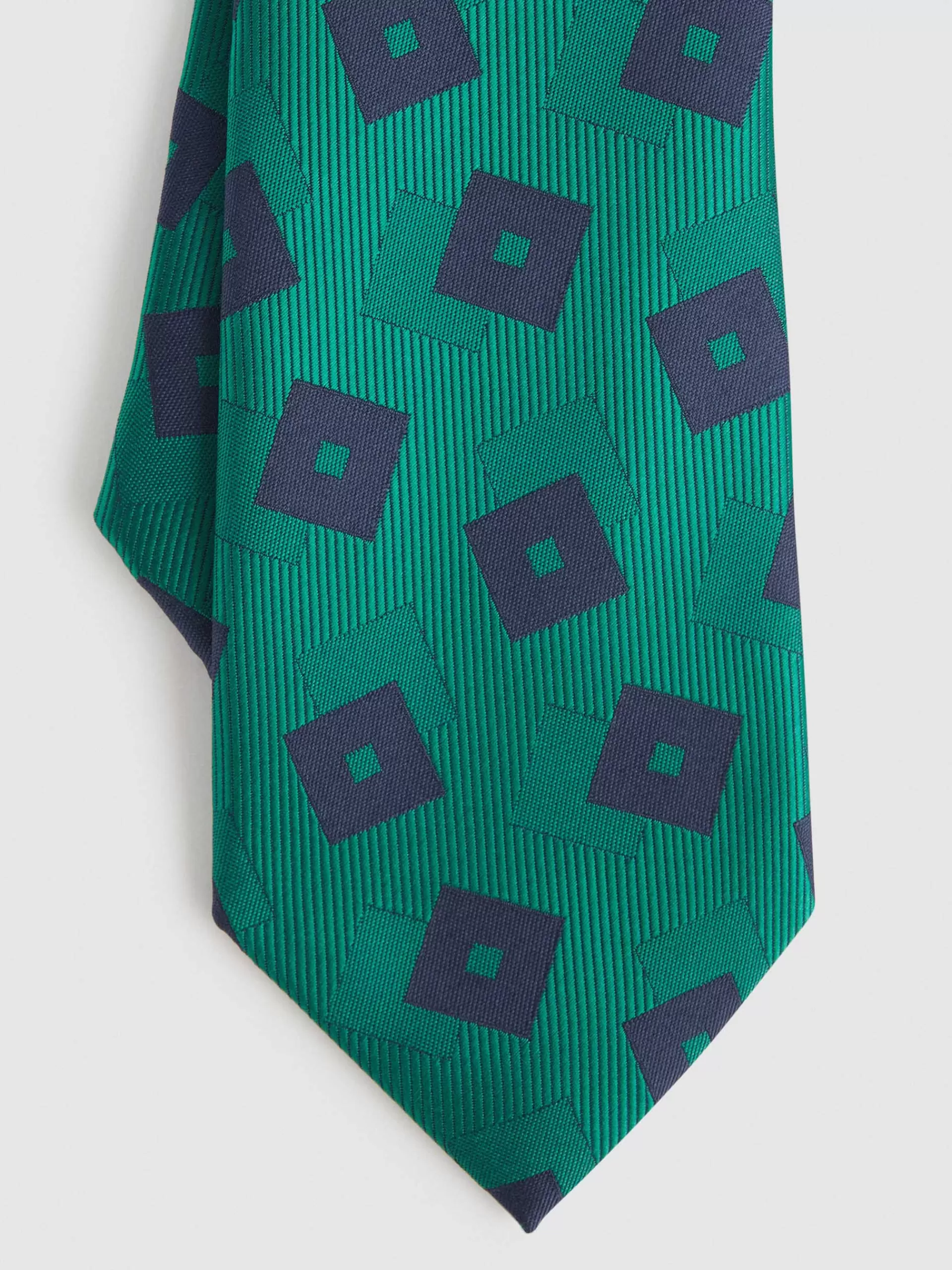 Cravate Jacquard Moderne Hot Alvaro Moreno - Vert Profond pour Look Raffiné