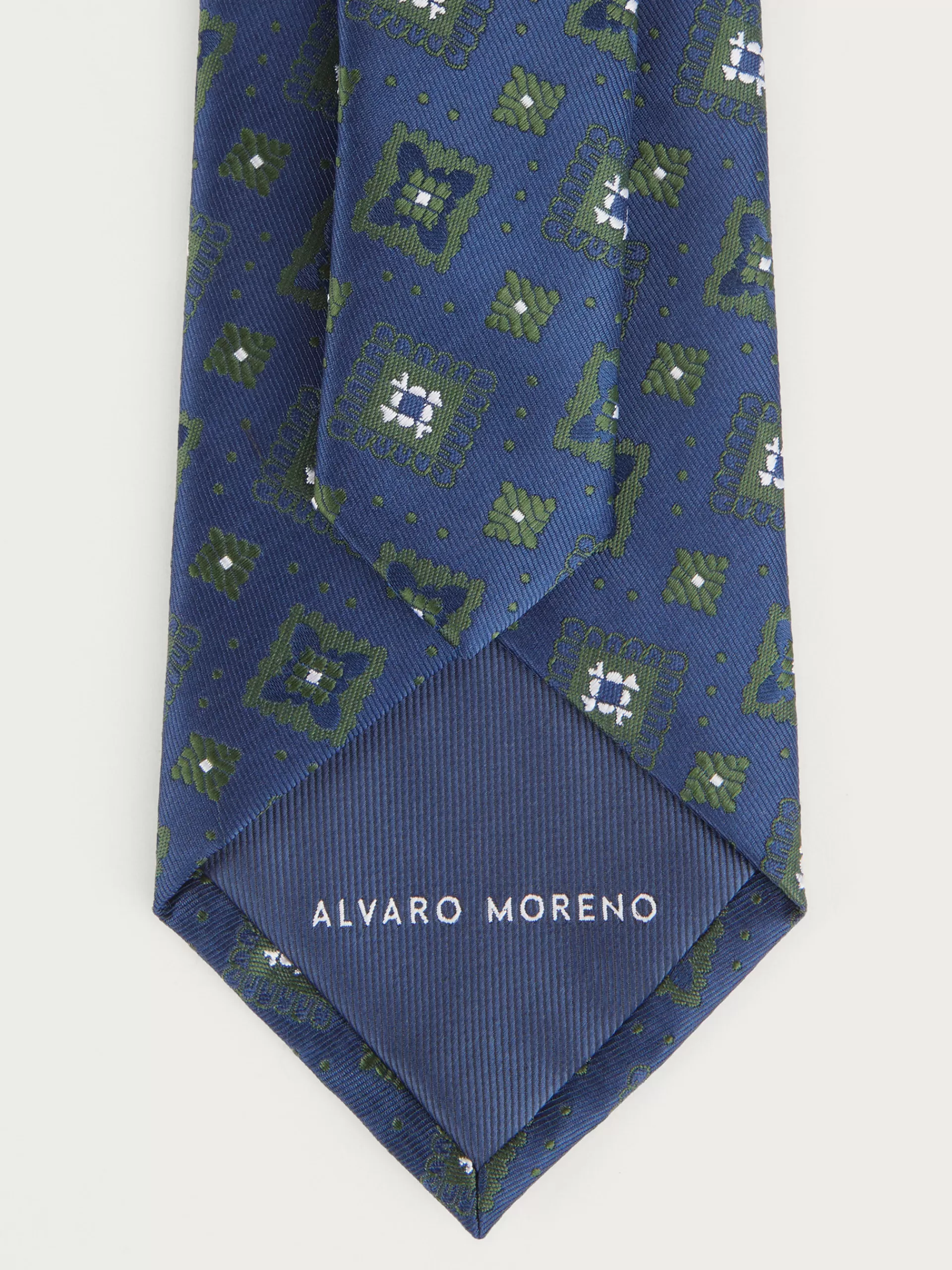 Cravate Alvaro Moreno en Jacquard MF - Vert Forêt, Élégante et Abordable