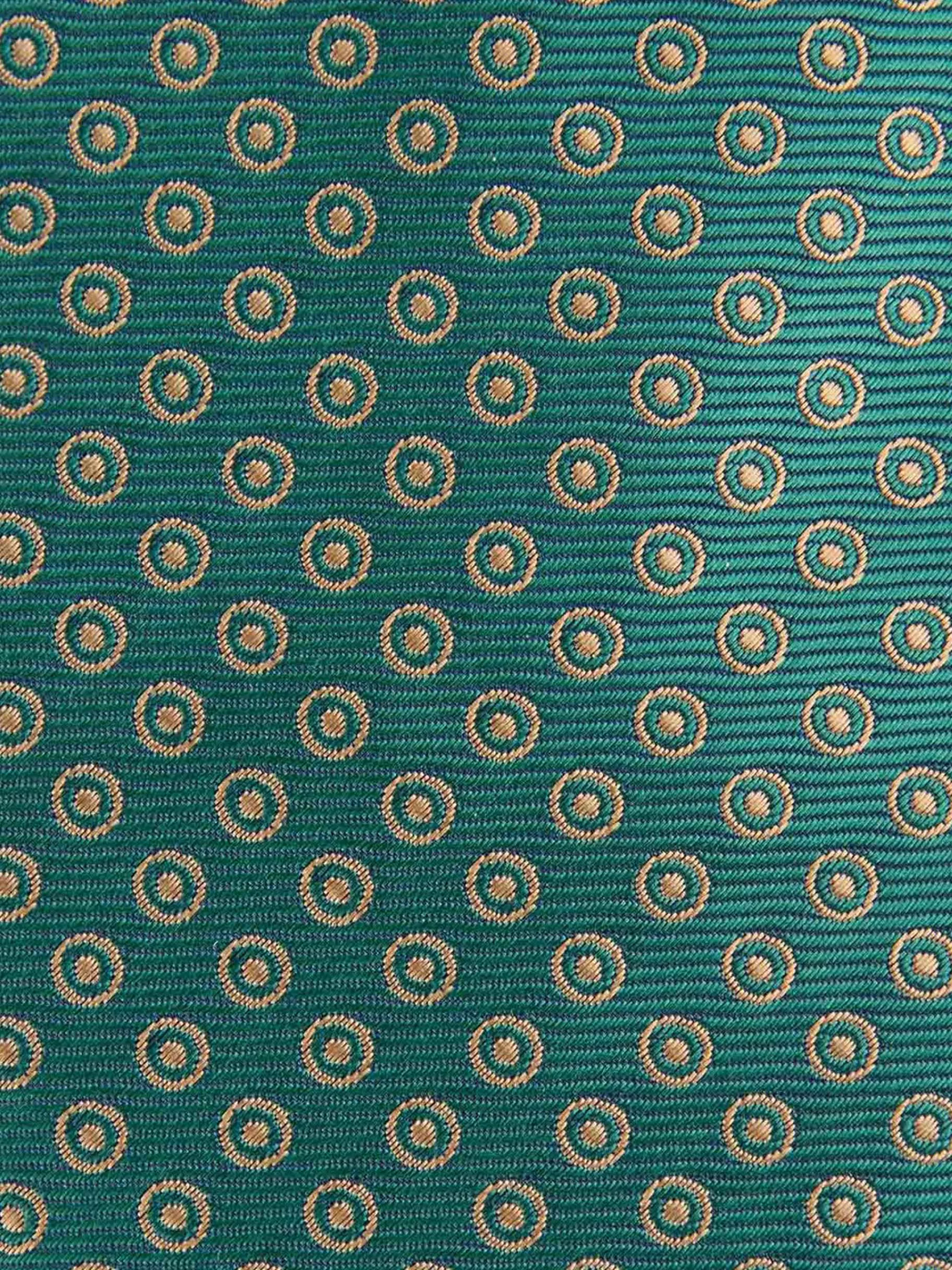 Cravate élégante en jacquard vert forêt - Style Alvaro Moreno | Modèle soldé exclusif