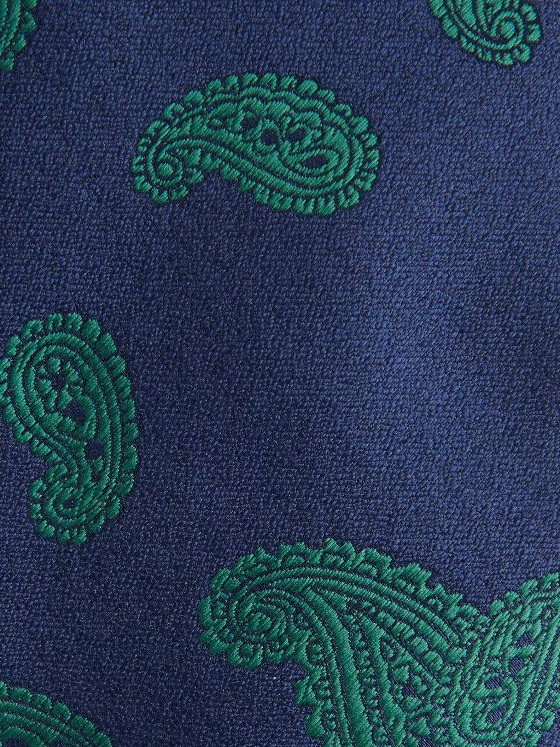Cravate Jacquard Alvaro Moreno - Vert Émeraude en Soie, Modèle MF en Promotion Exclusive