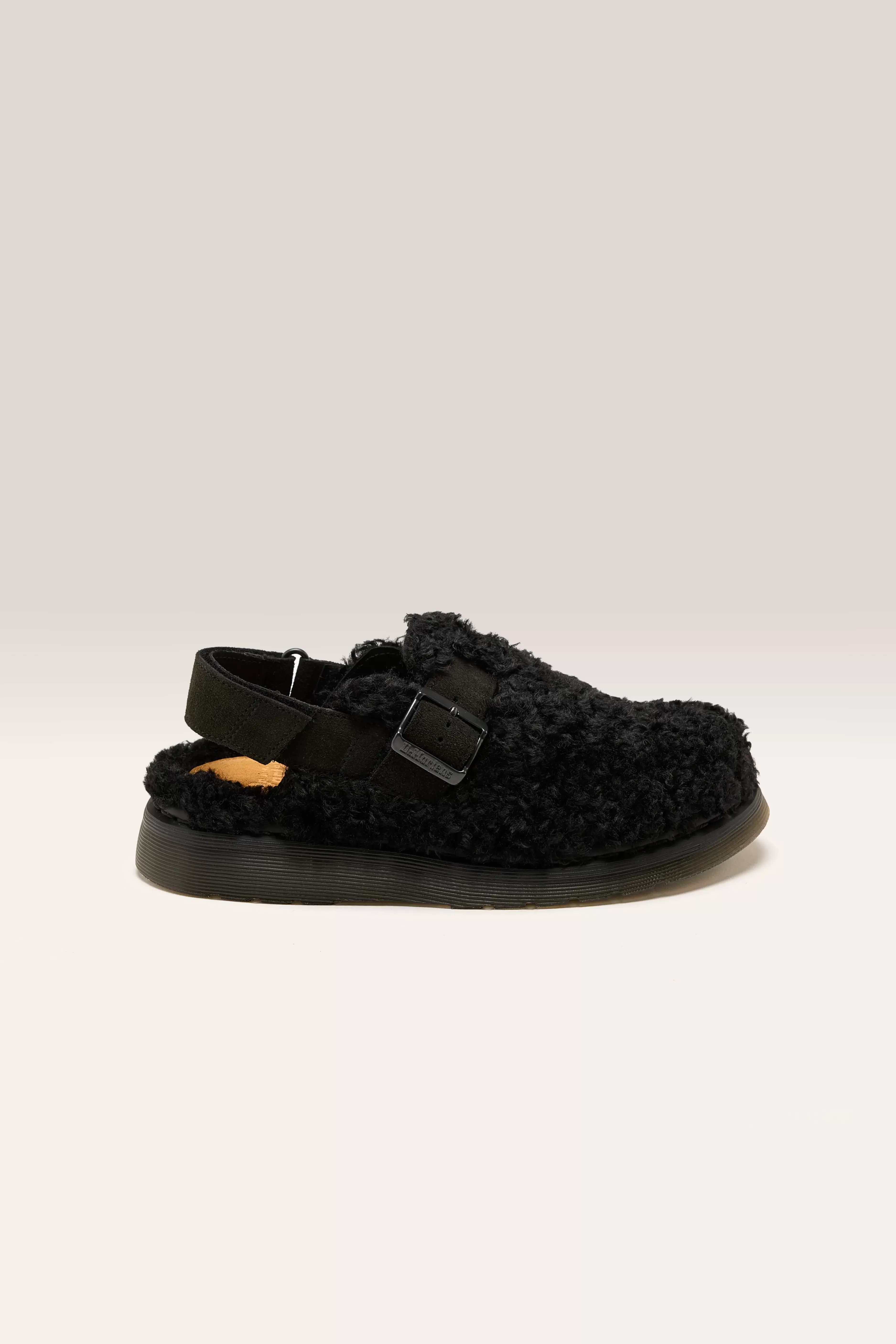 Mules Jorge II en Daim Souple avec Accents Borg - Modèle Femme par Dr. Martens | Collection Exclusive Boutique