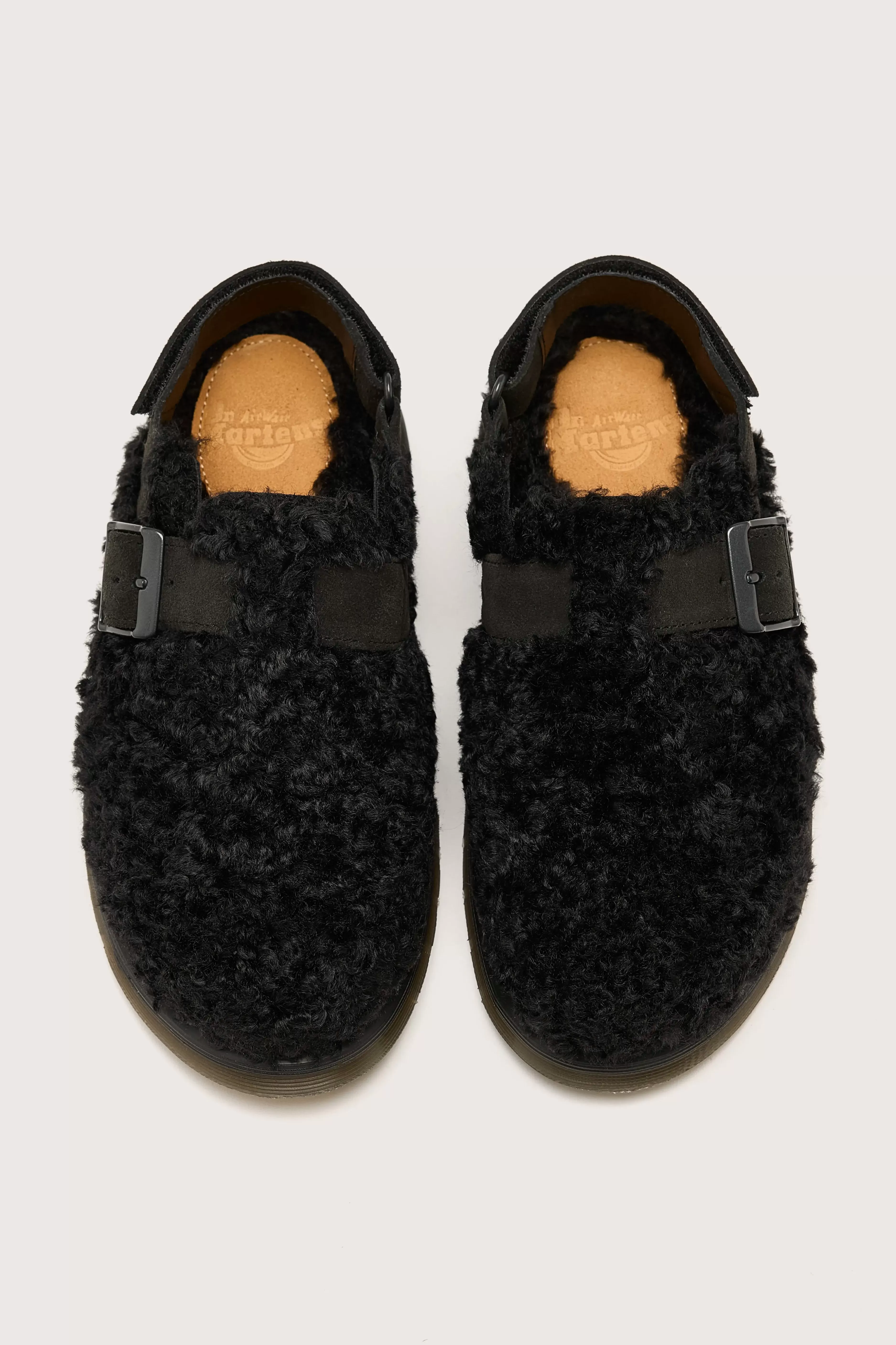 Mules Jorge II en Daim Souple avec Accents Borg - Modèle Femme par Dr. Martens | Collection Exclusive Boutique