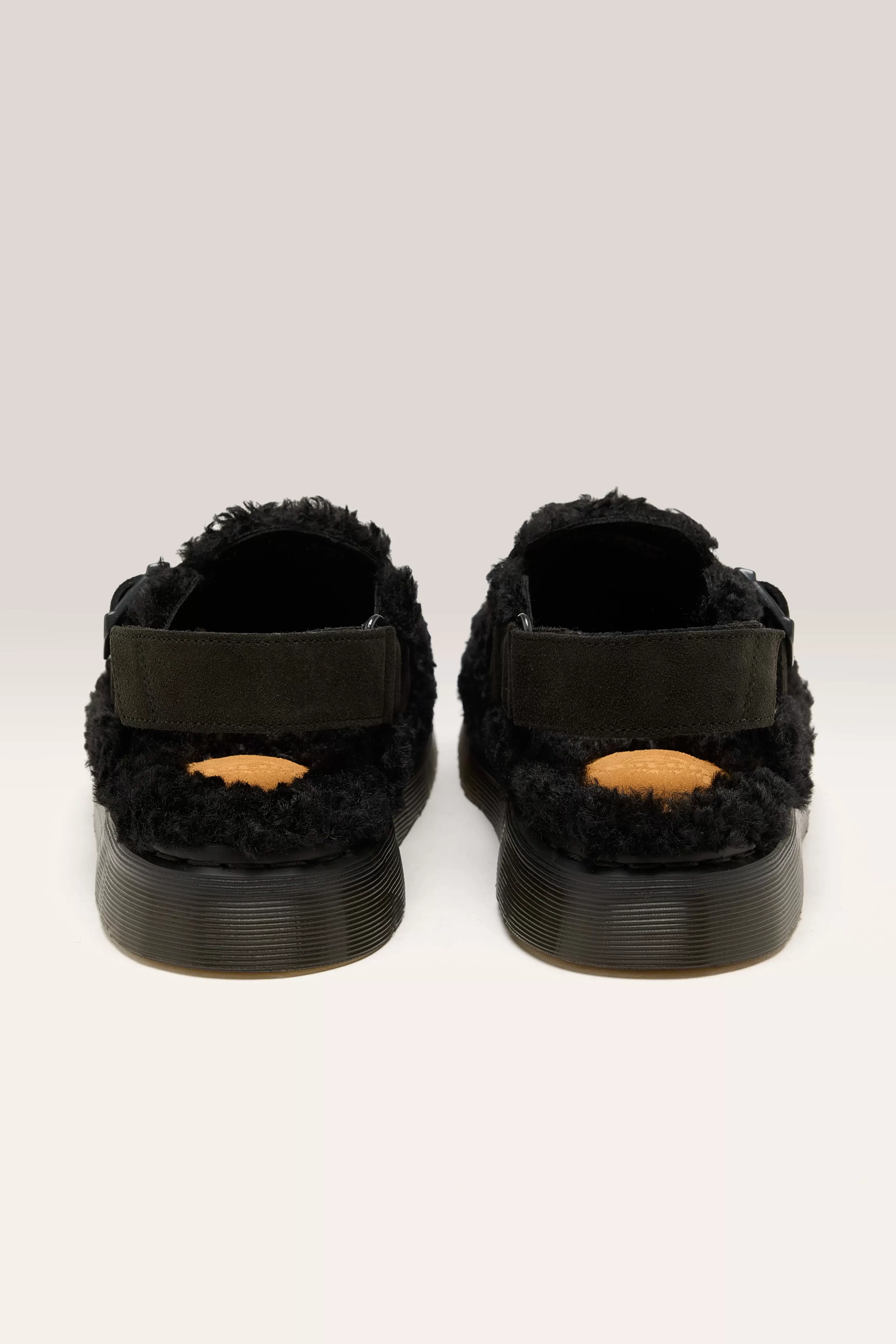 Mules Jorge II en Daim Souple avec Accents Borg - Modèle Femme par Dr. Martens | Collection Exclusive Boutique
