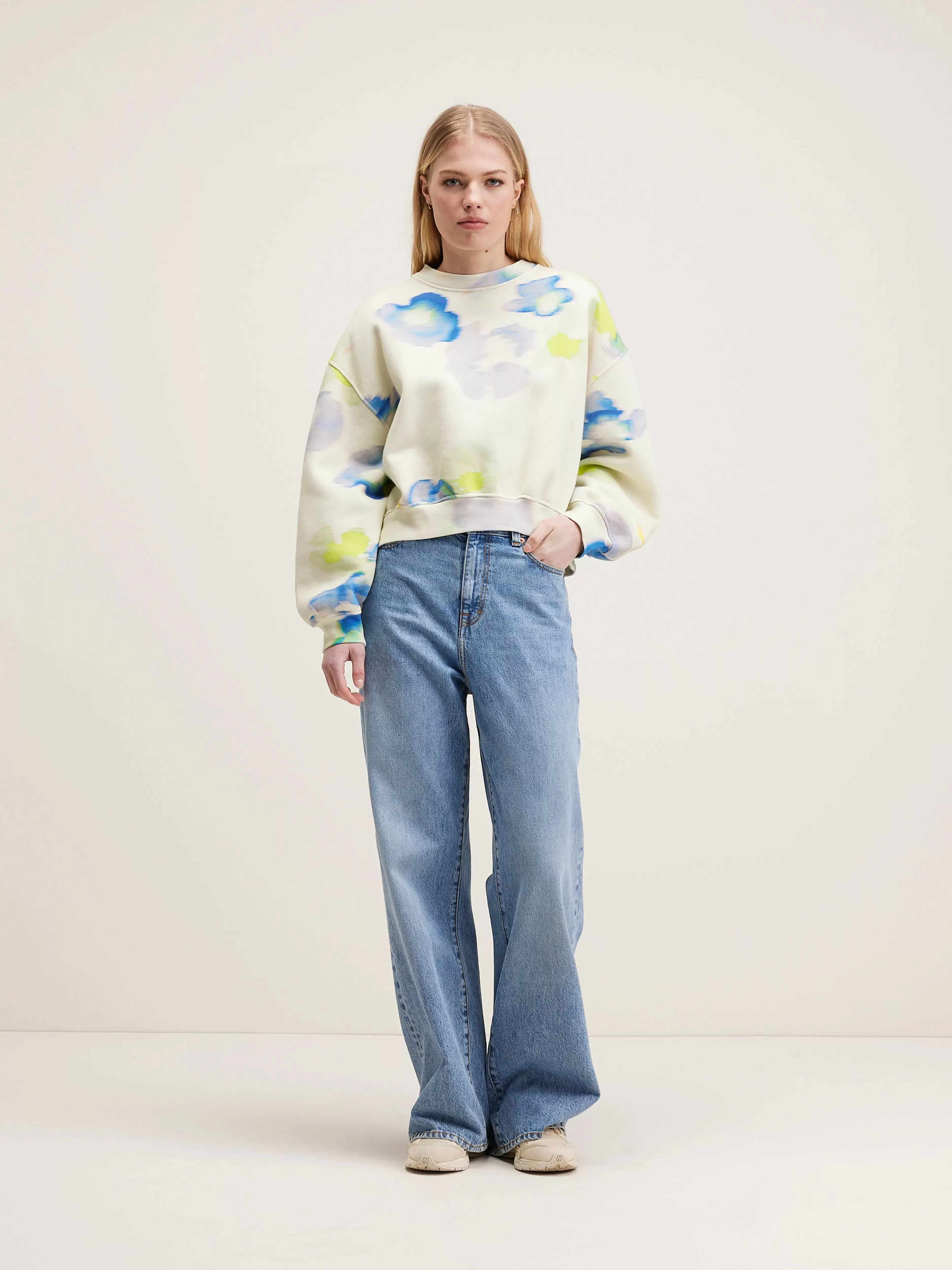 Sweat Bellerose à motif floral élégant - Promotion éclair exclusive sur les dernières pièces !