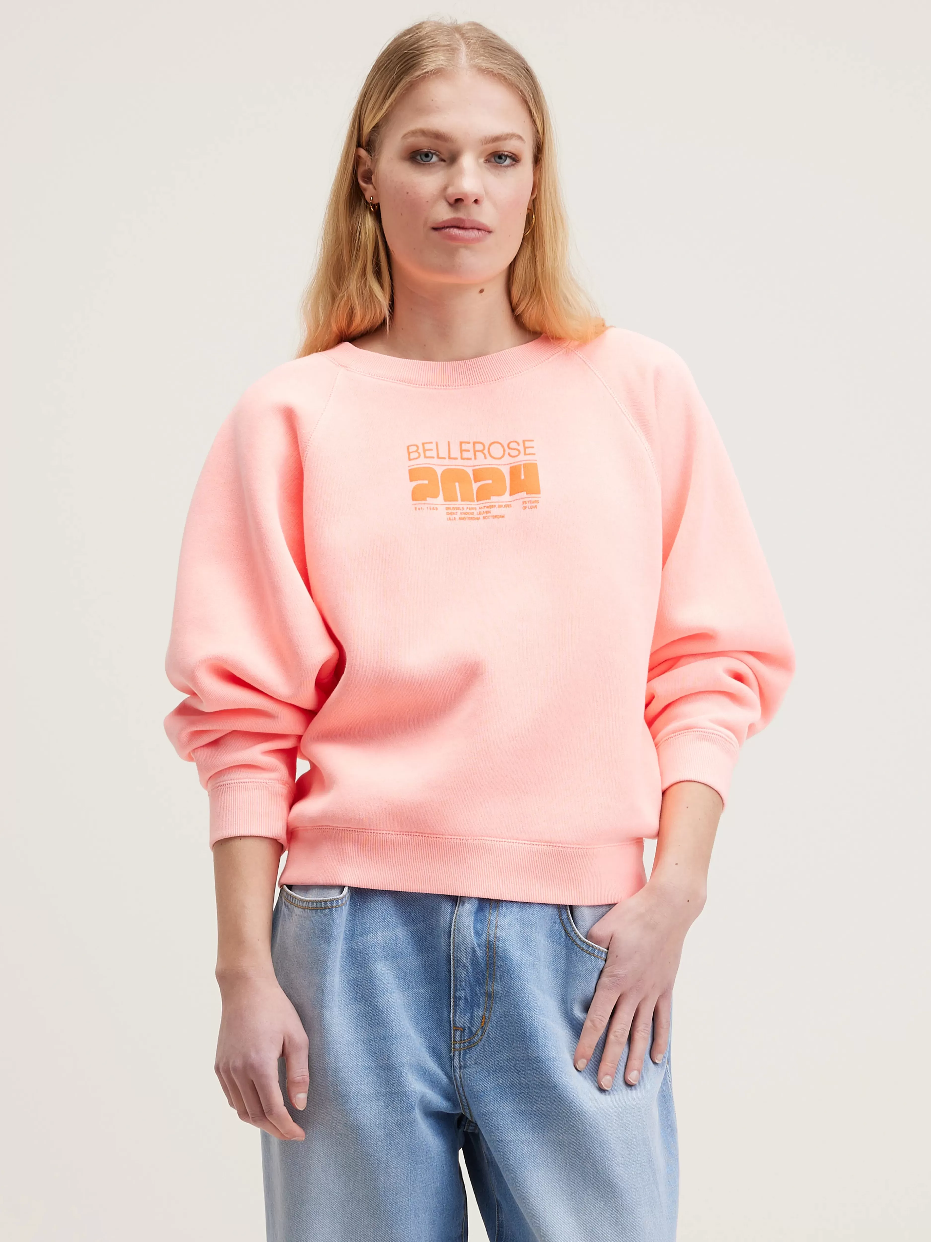 Bellerose - Sweat Fellay | Confort Optimal en Coton Doux - Coupe Oversized Détente - Prix Doux