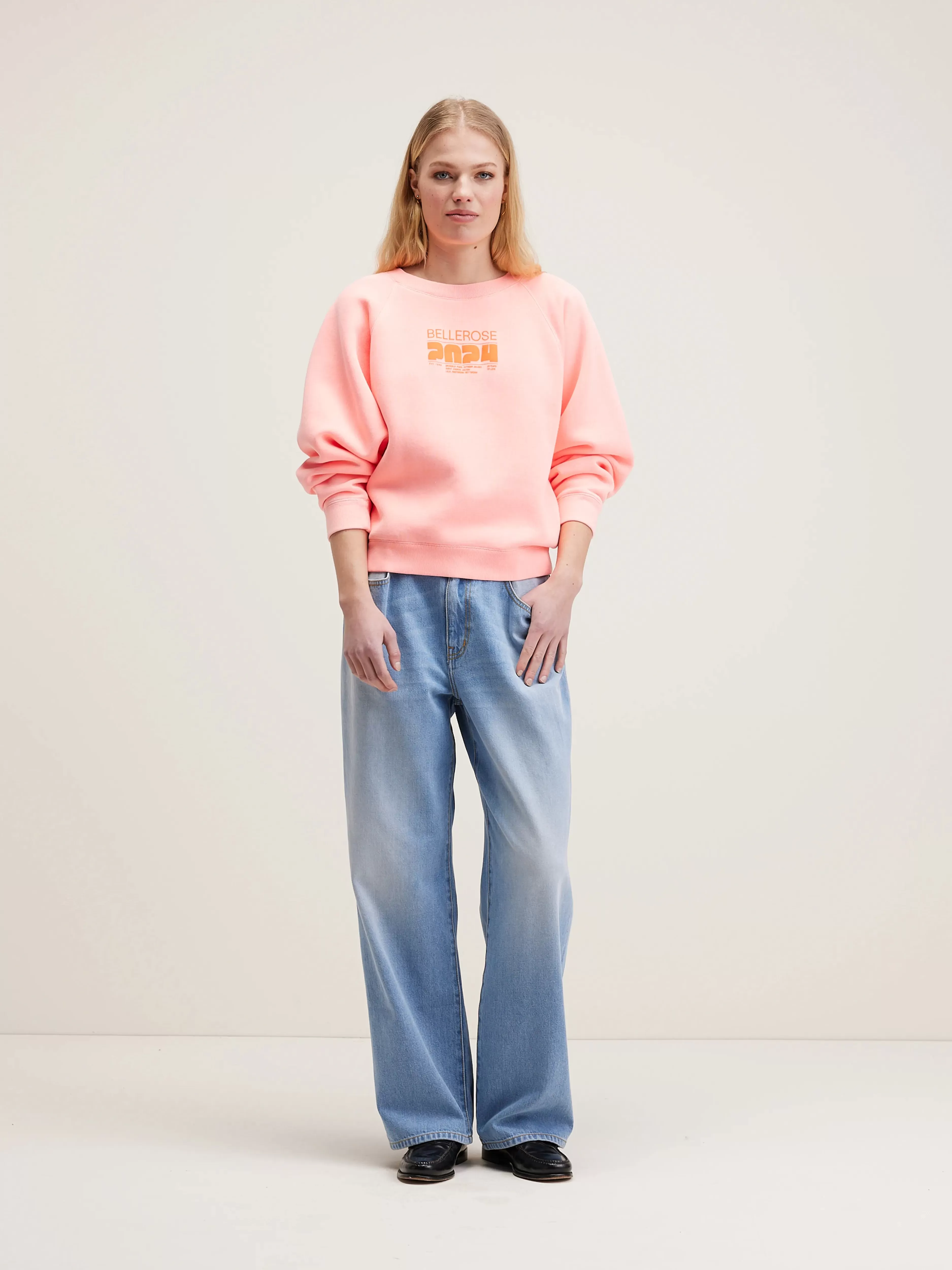 Bellerose - Sweat Fellay | Confort Optimal en Coton Doux - Coupe Oversized Détente - Prix Doux