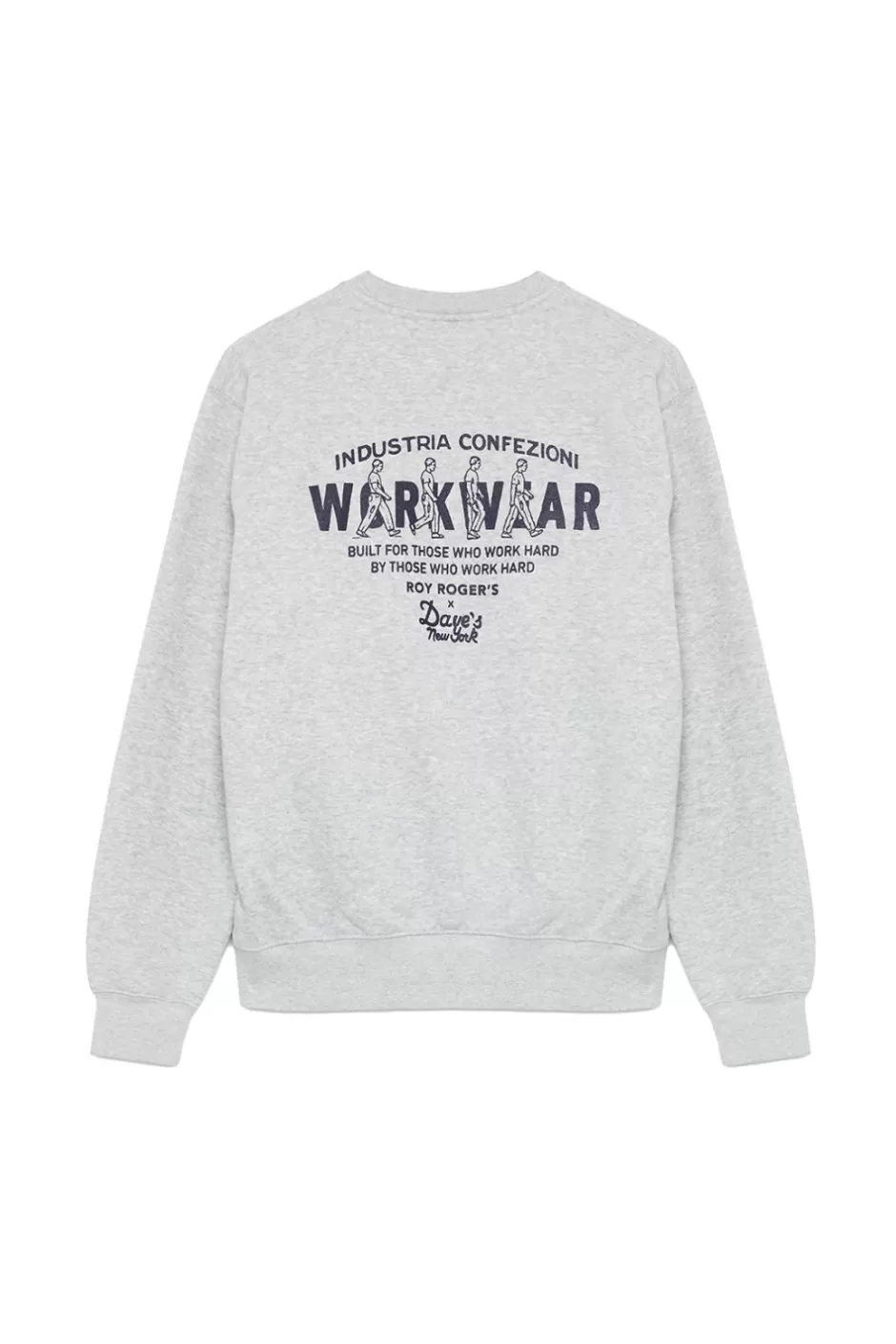Sweat à capuche vintage Roy Rogers x Dave's NY - Broderie graphique style workwear pour homme, coupe confortable et détails robustes. Idéal pour un look décontracté inspiré des ateliers, collection automne-hiver.