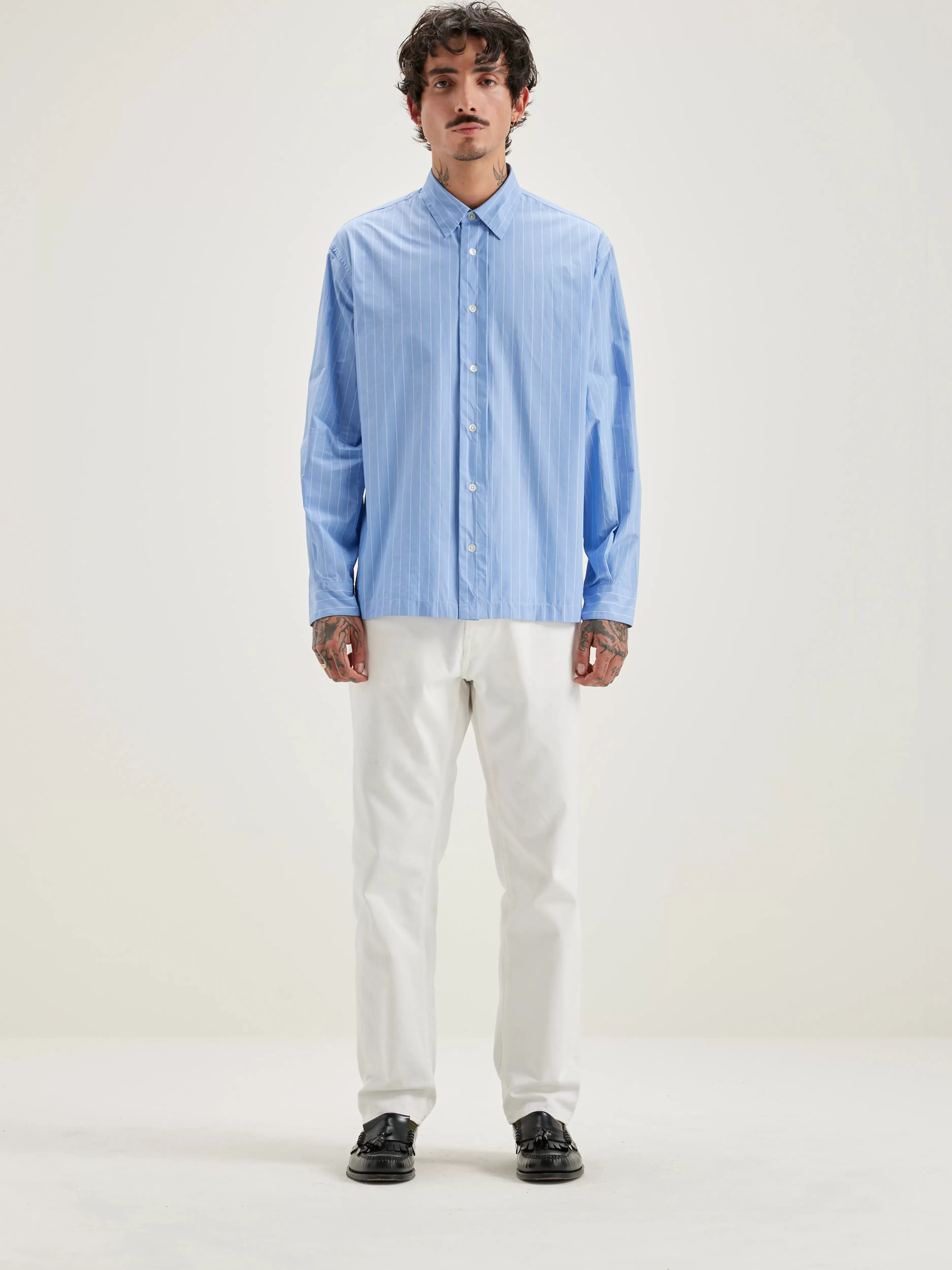 Chemise décontractée à rayures Flippy - Modèle exclusif Bellerose en liquidation