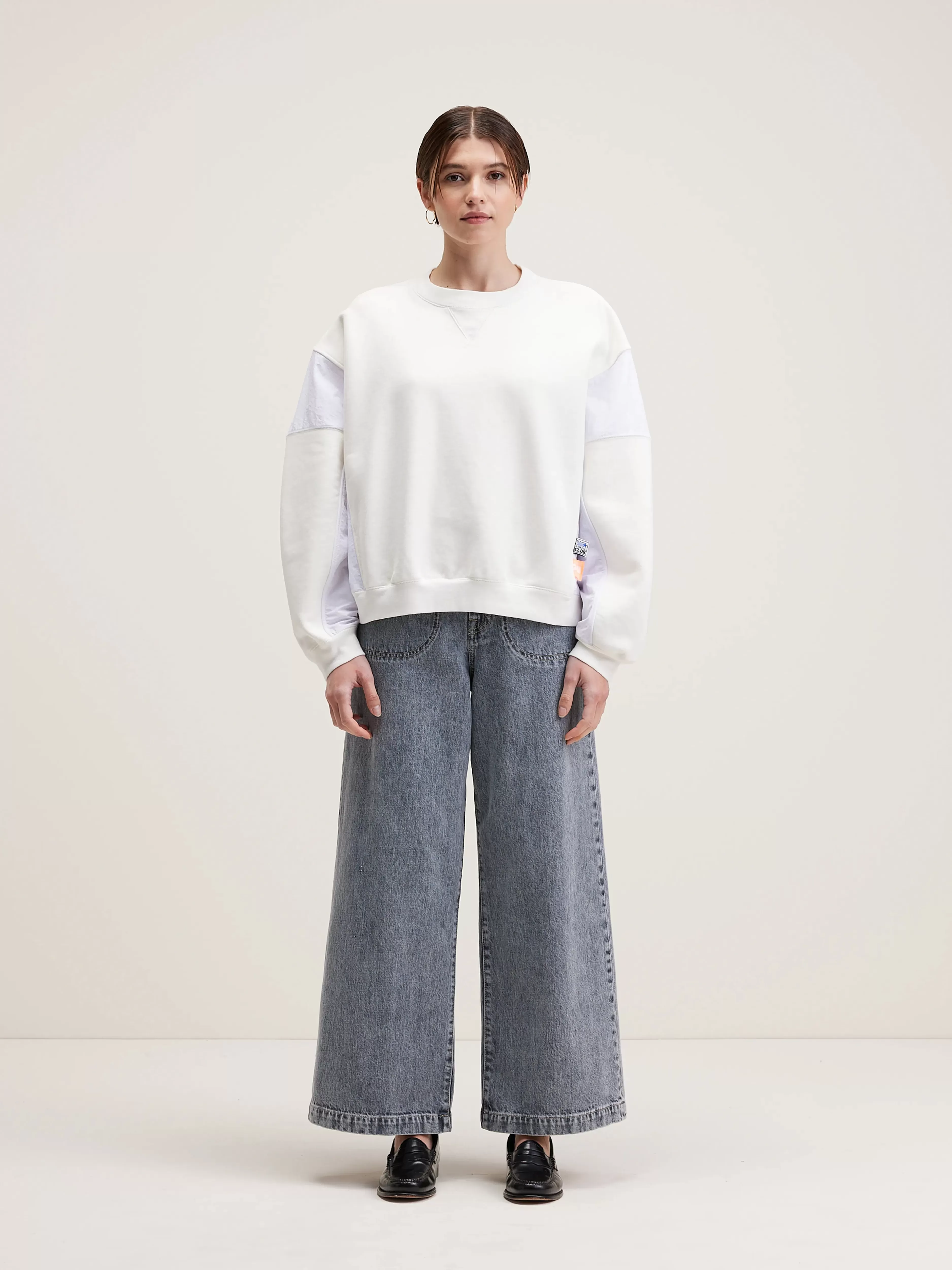 Bellerose - Pull décontracté à col rond, modèle inédit en coton doux