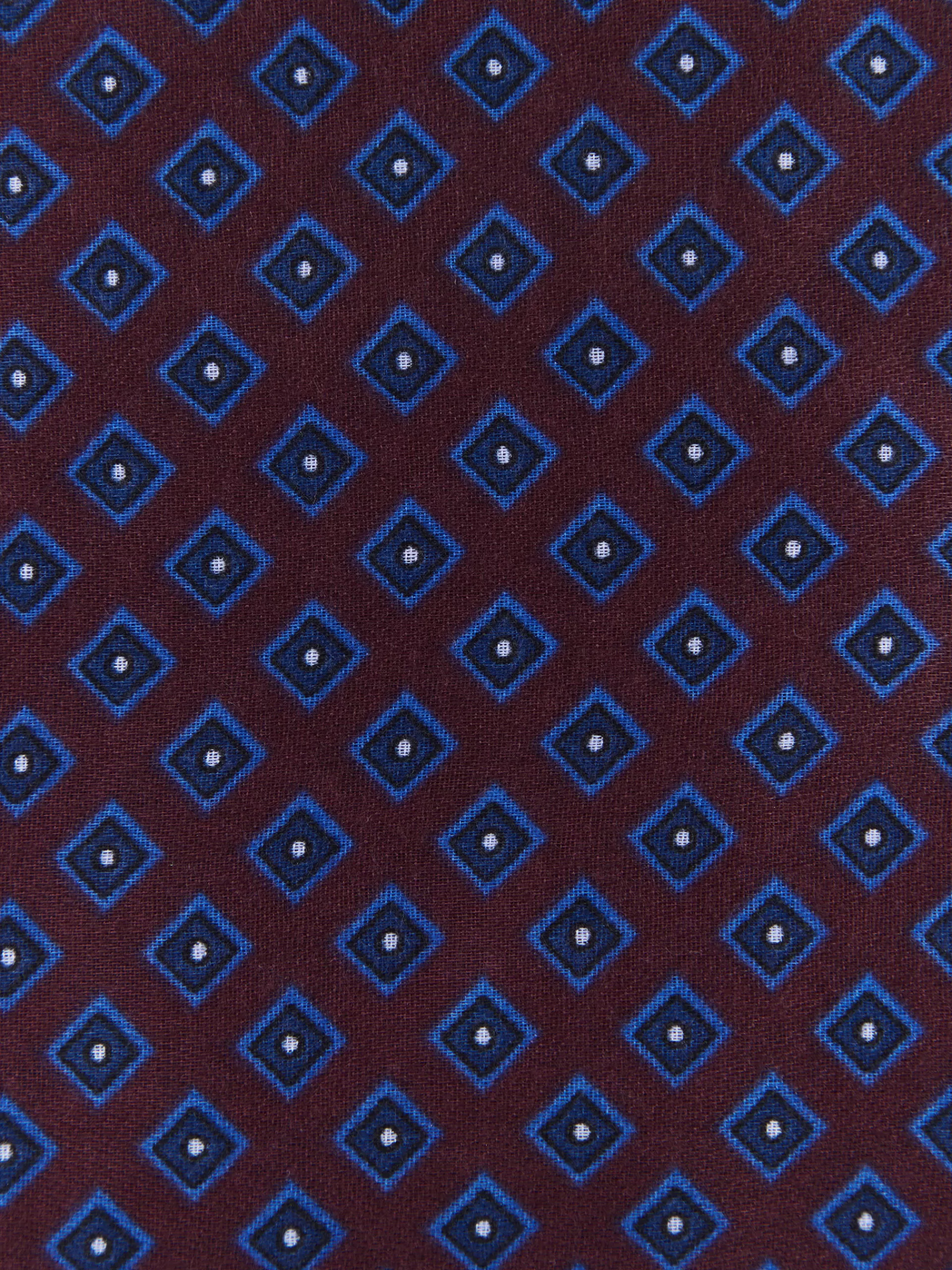 Écharpe en Soie Alvaro Moreno - Motifs Élégants Bordeaux | Collection Édition Limitée