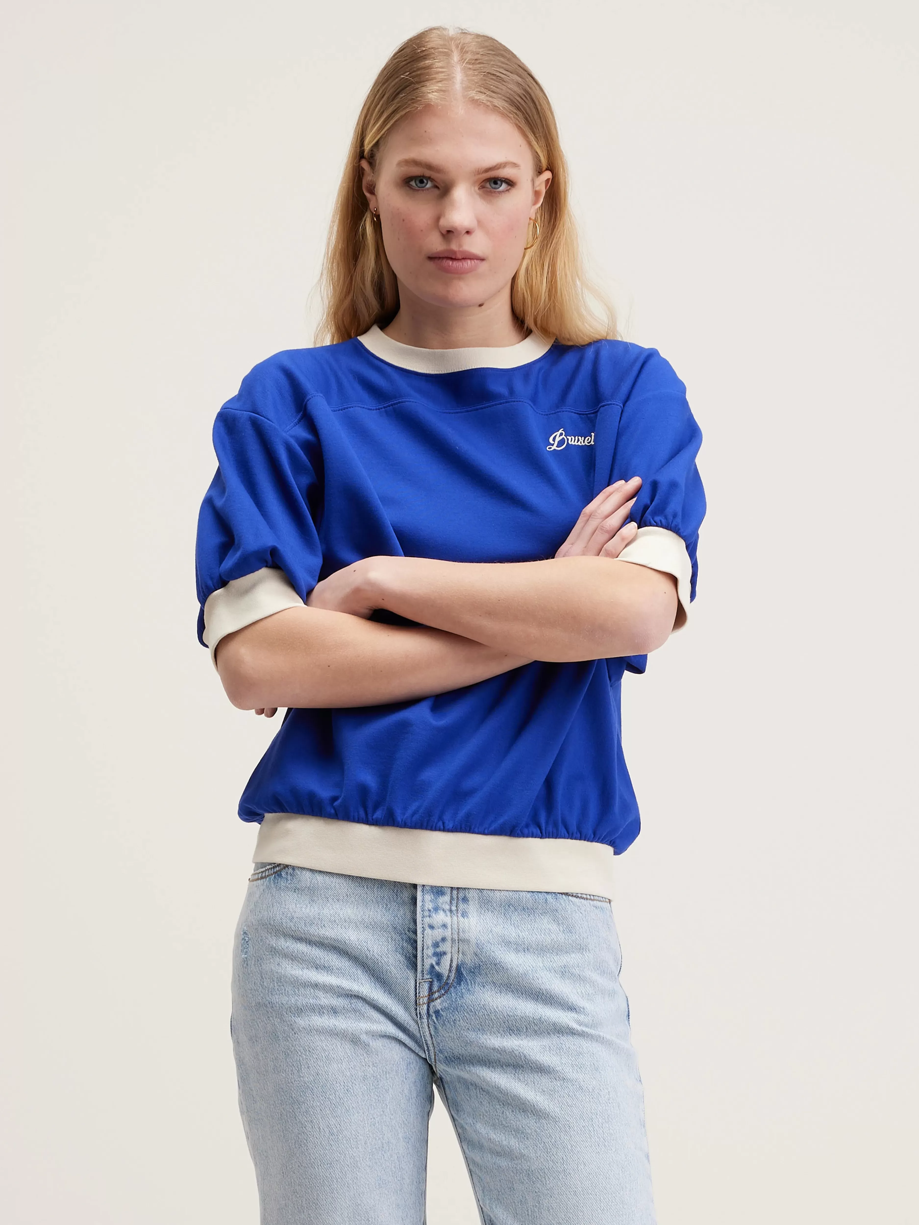 Frisby x Bellerose T-Shirt Manches Courtes - Coupe Confort Élégant Tendance Été 2024