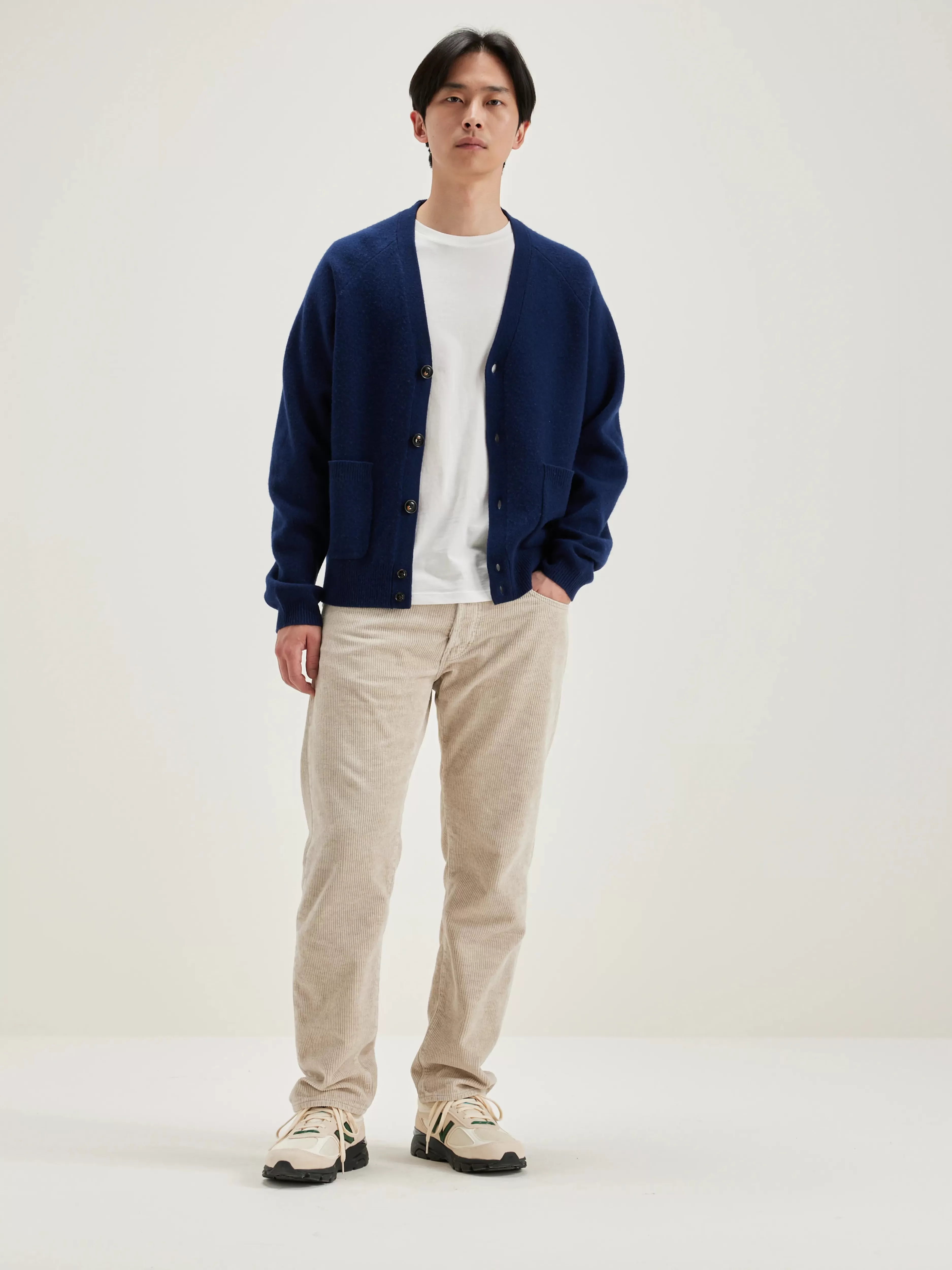 Geican V-Hals - Cardigan Bellerose en Laine Douce - Style Intemporel à Prix Doux 

（：，，