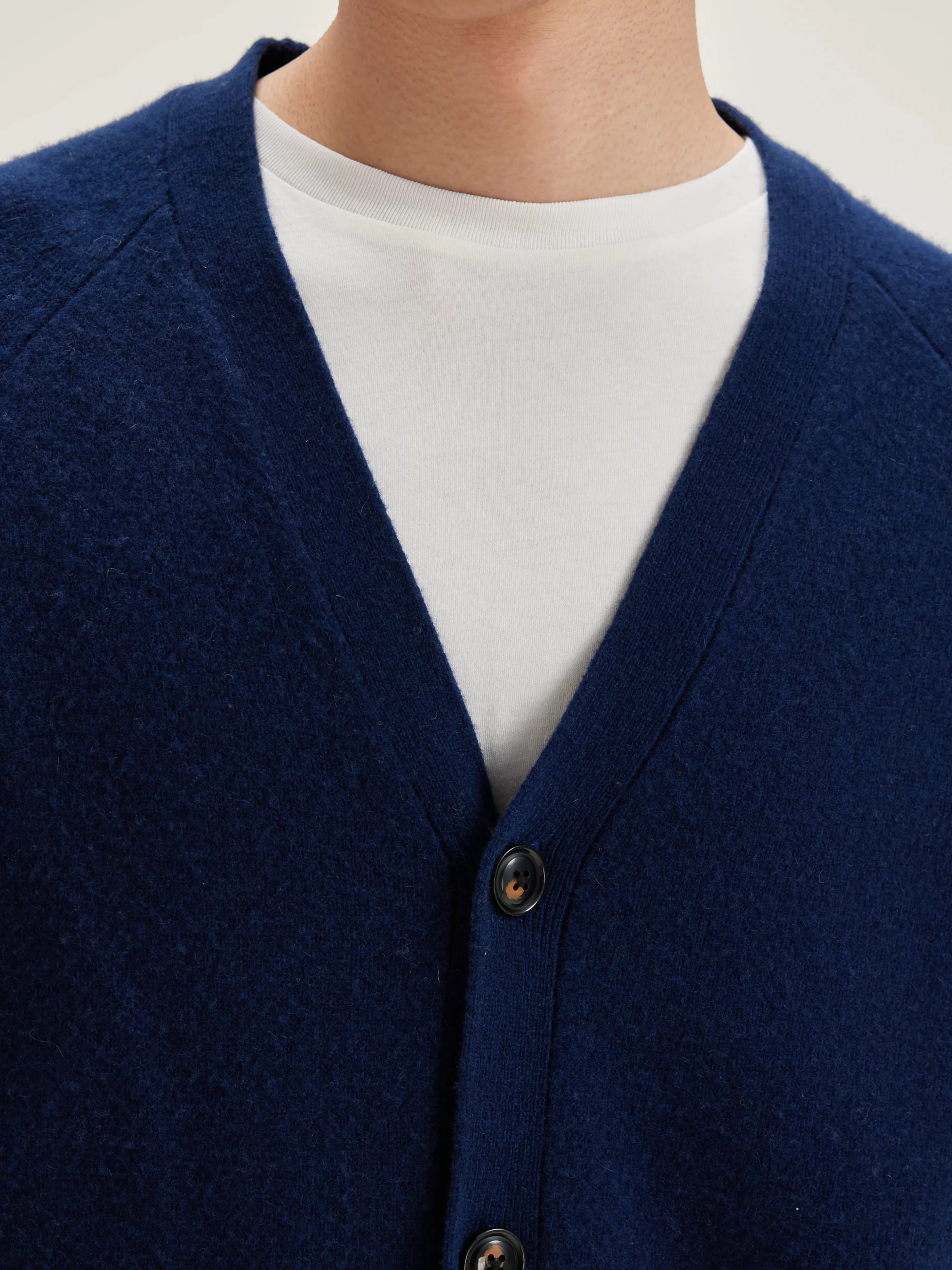 Geican V-Hals - Cardigan Bellerose en Laine Douce - Style Intemporel à Prix Doux 

（：，，