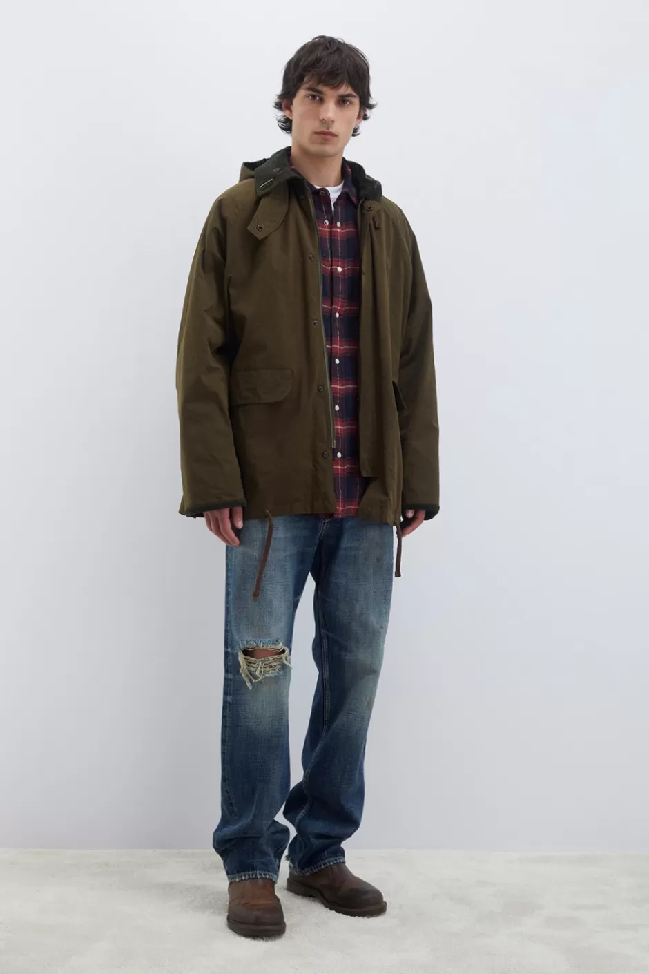 Veste Homme Roy Rogers - Imperméable Cirée Authentique Style Balmoral, Inspirée des Grands Espaces