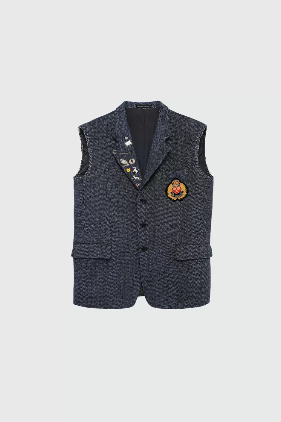 Veste Harris Tweed Vintage Donna Roy Rogers – Héritage Américain Rétro en Laine Écossaise