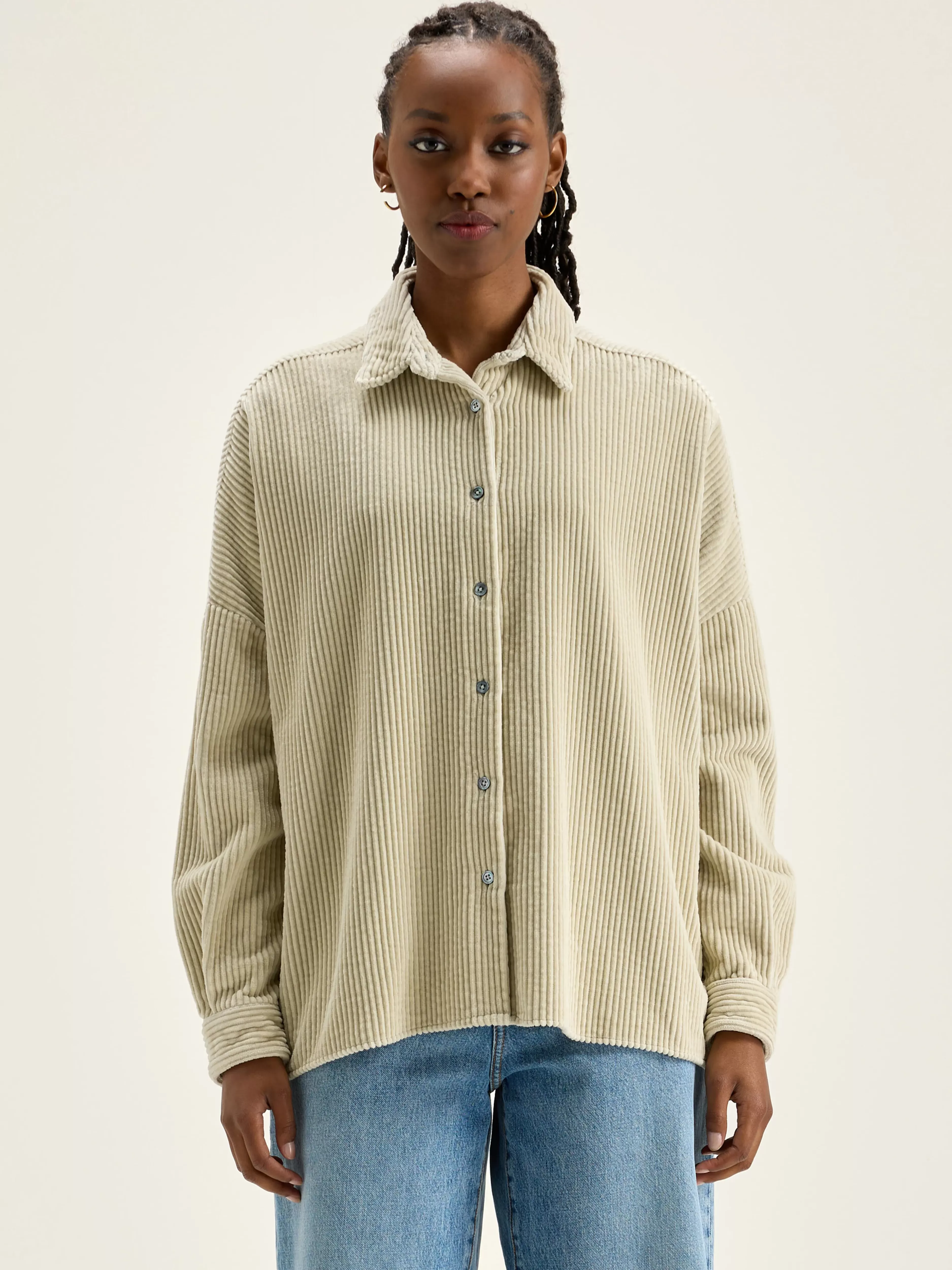 Chemise en velours côtelé Ginna - Collection automne-hiver Bellerose pour un style décontracté chic