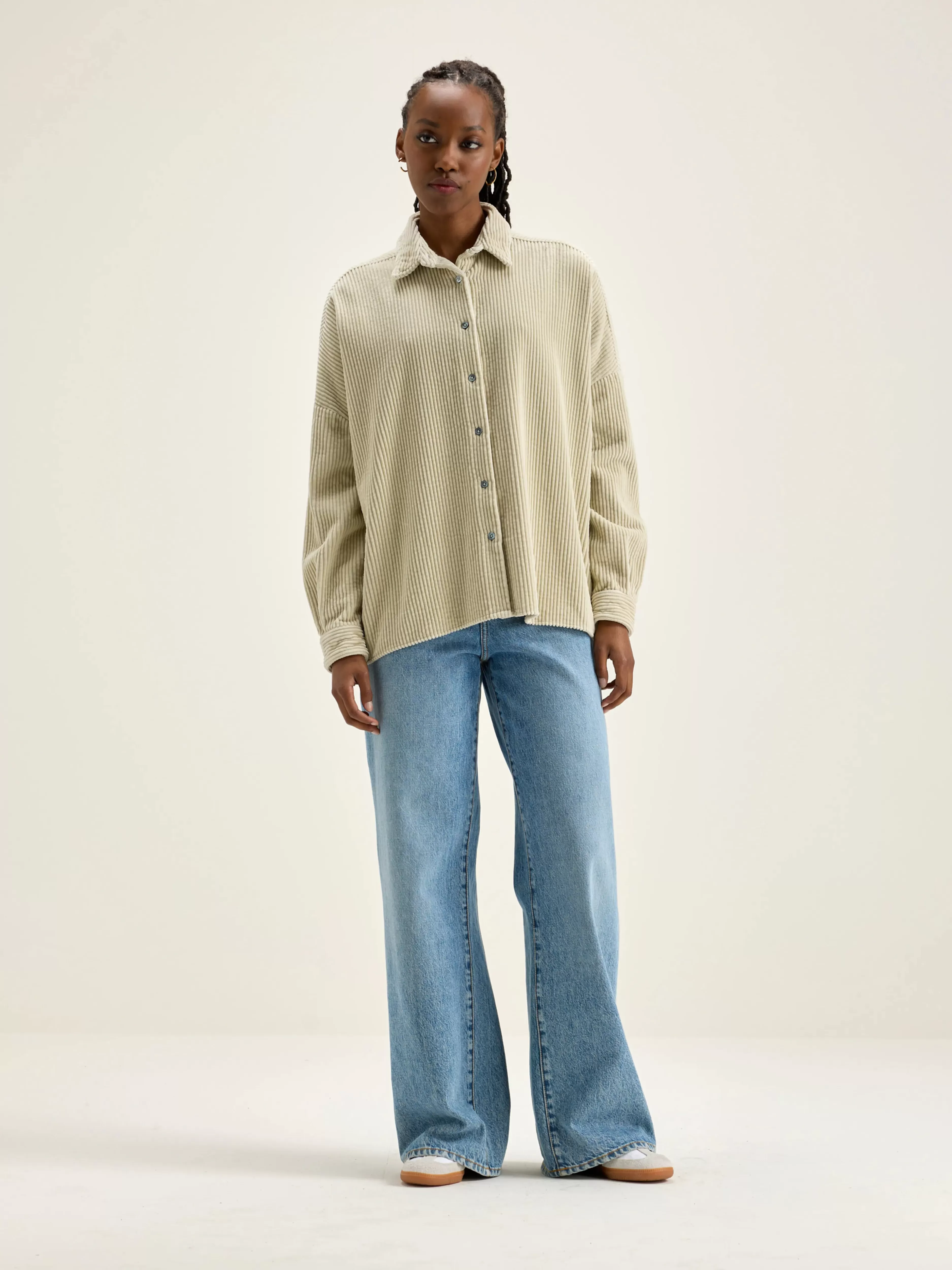 Chemise en velours côtelé Ginna - Collection automne-hiver Bellerose pour un style décontracté chic