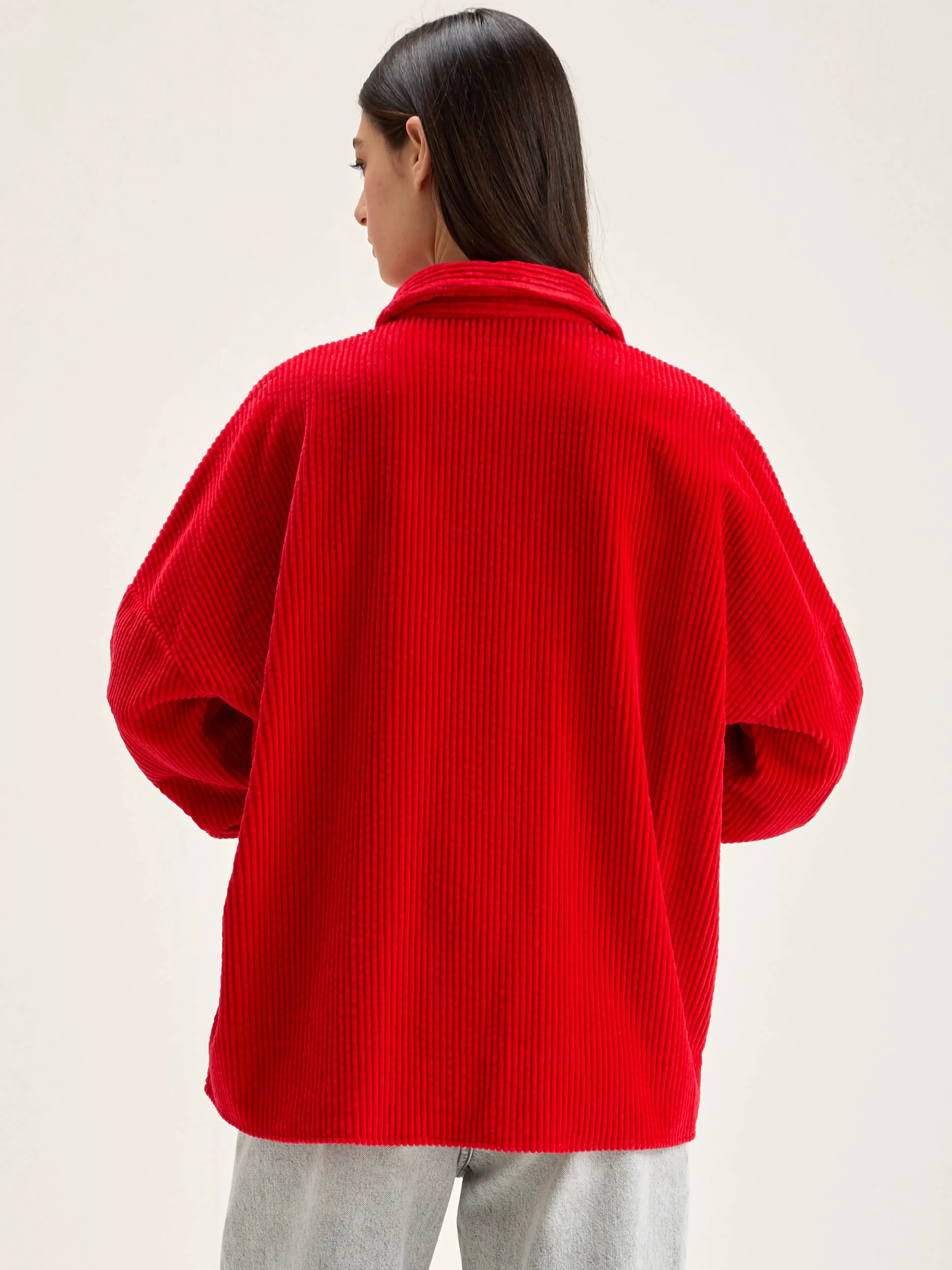 Découvrez la Chemise GINNA en Velours Côtelé - Style Bellerose | Promotion Automnale Exclusivement Conçue pour un Confort Urbain Intemporel