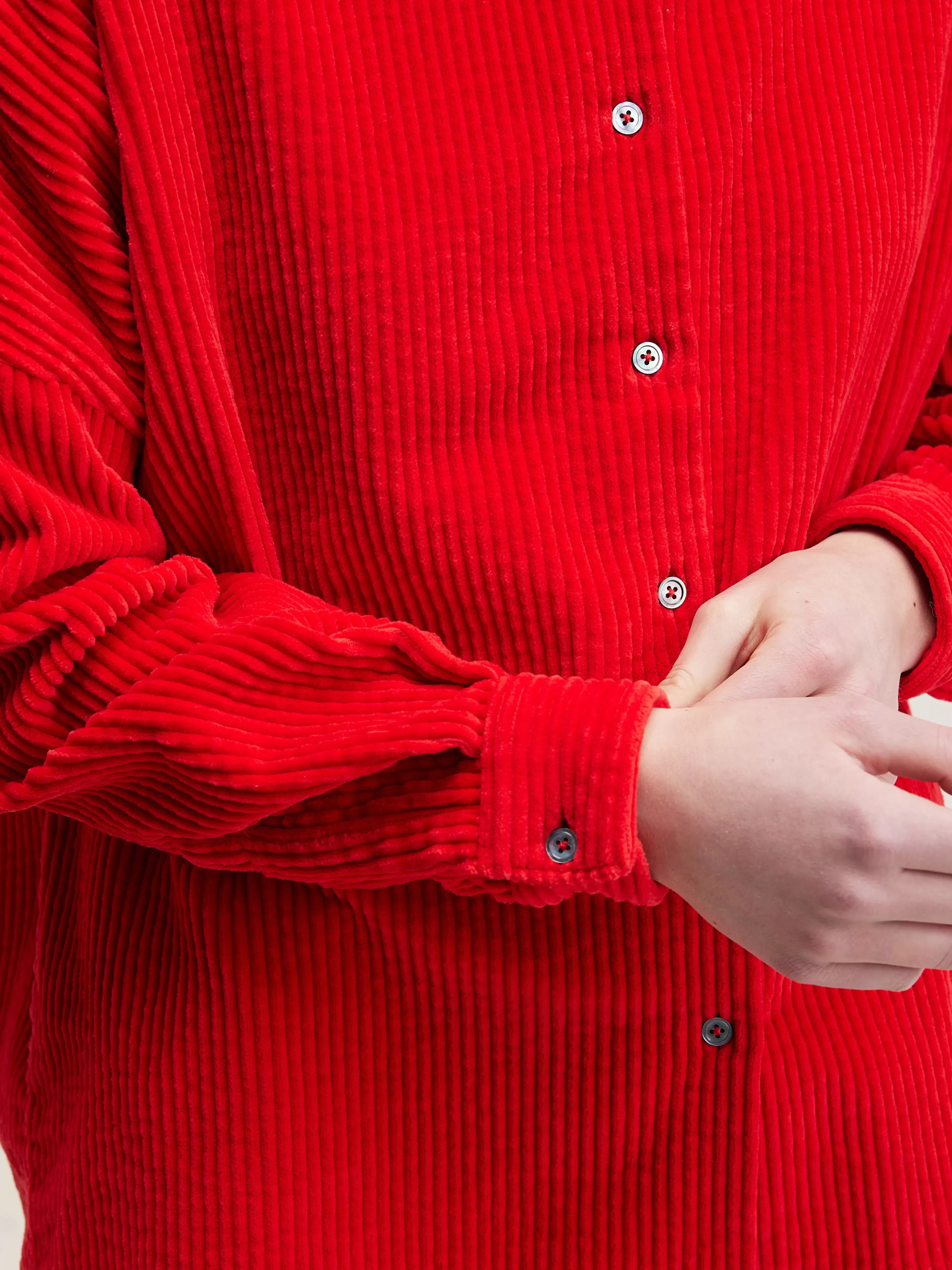 Découvrez la Chemise GINNA en Velours Côtelé - Style Bellerose | Promotion Automnale Exclusivement Conçue pour un Confort Urbain Intemporel