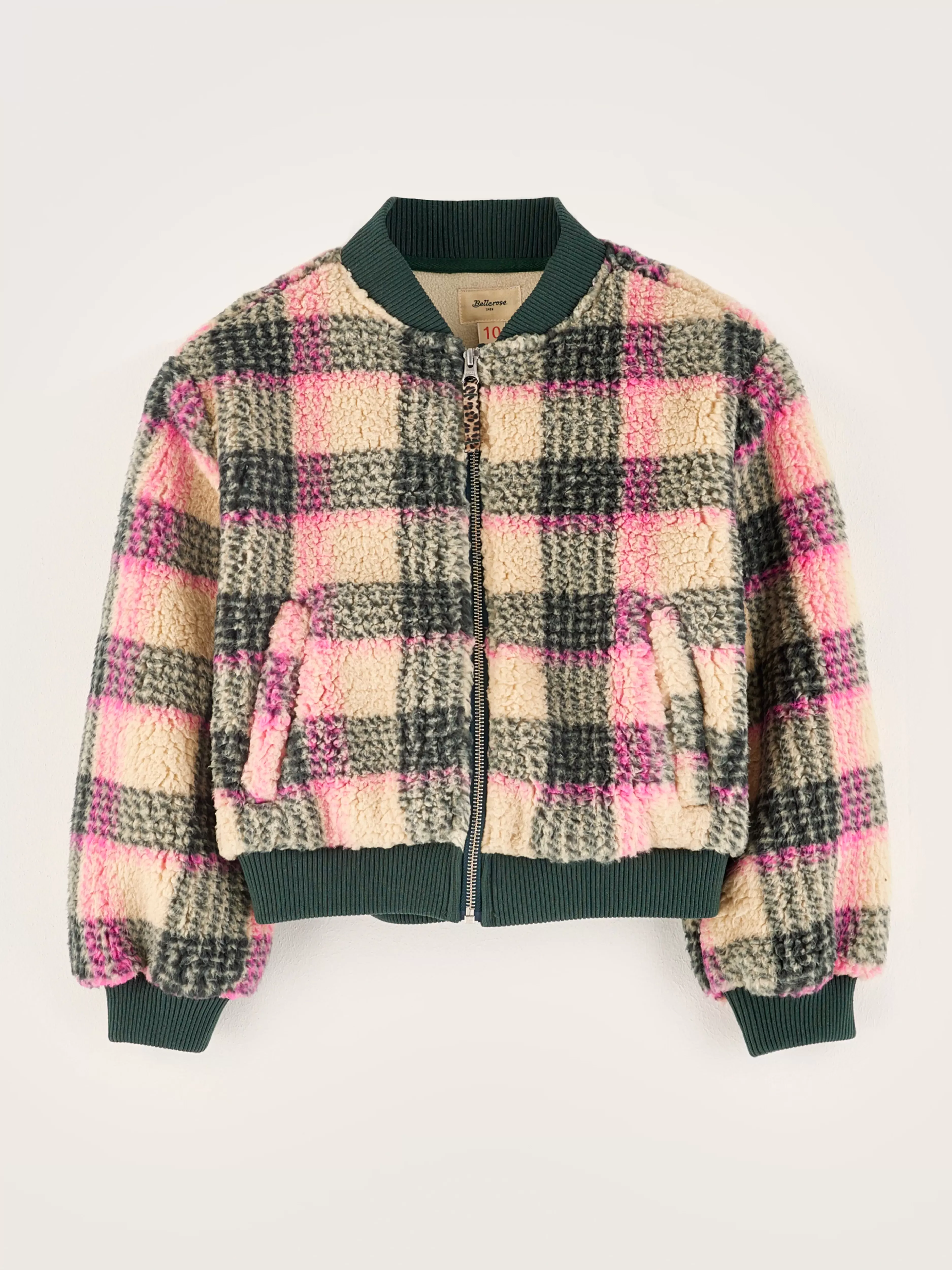 Pull Bellerose style bomber - Coupe oversize avec détails contrastants
