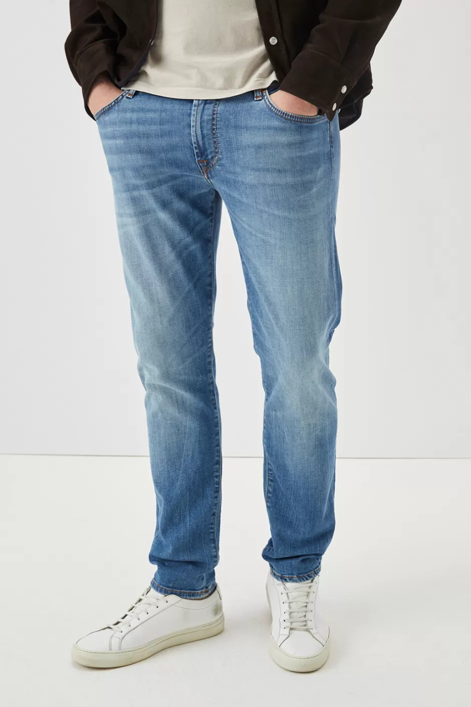Jean Homme Roy Rogers Classique - Modèle 517 Printanier en Denim Premium