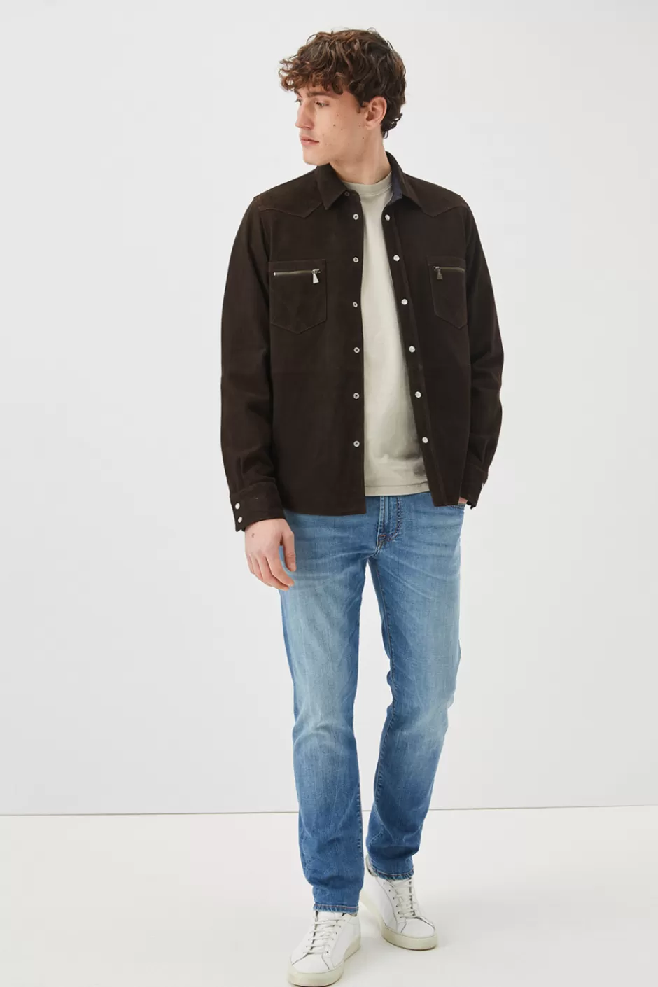 Jean Homme Roy Rogers Classique - Modèle 517 Printanier en Denim Premium