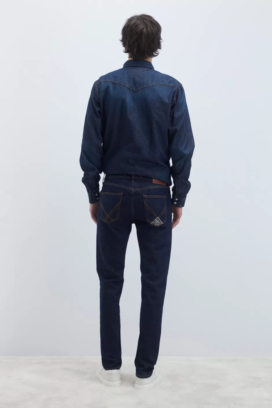 Jean droit confortable Roy Rogers pour homme - Modèle 517 avec lavage rétro années 80