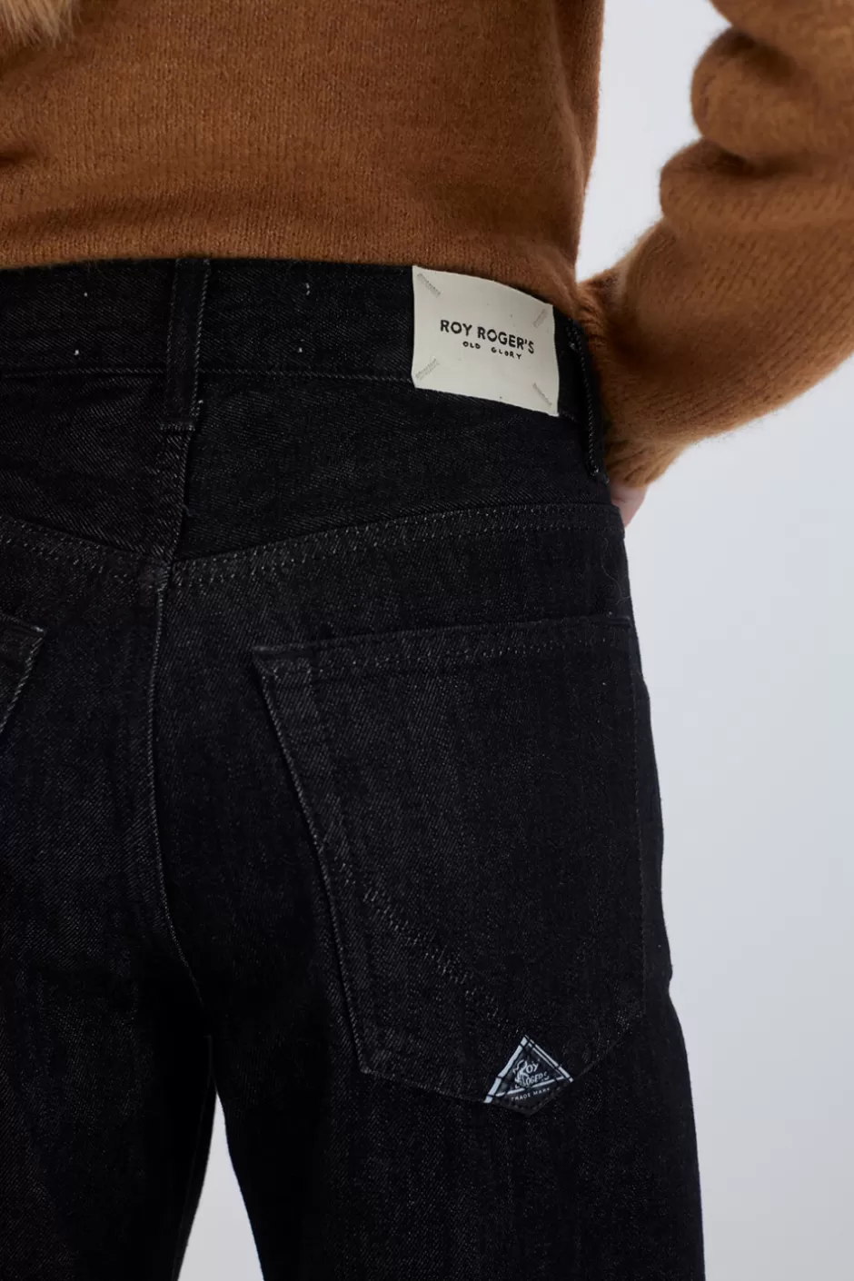 Denim Vintage Rogers by Donna Roy - Coupe Droit Élégant en Toile Selvedge Brut avec Lavage Rétro