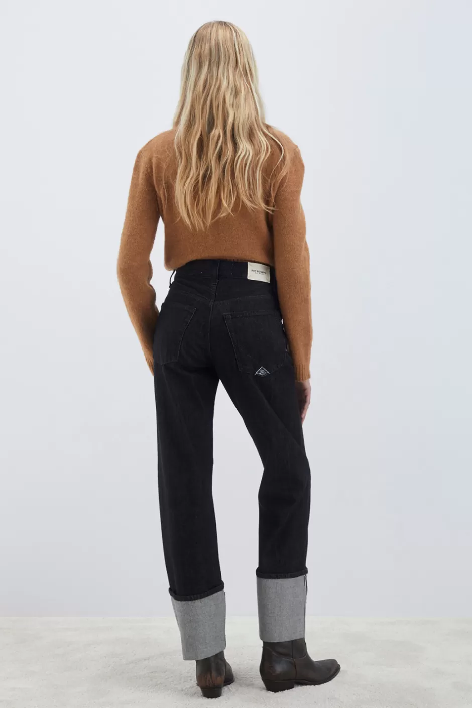 Denim Vintage Rogers by Donna Roy - Coupe Droit Élégant en Toile Selvedge Brut avec Lavage Rétro
