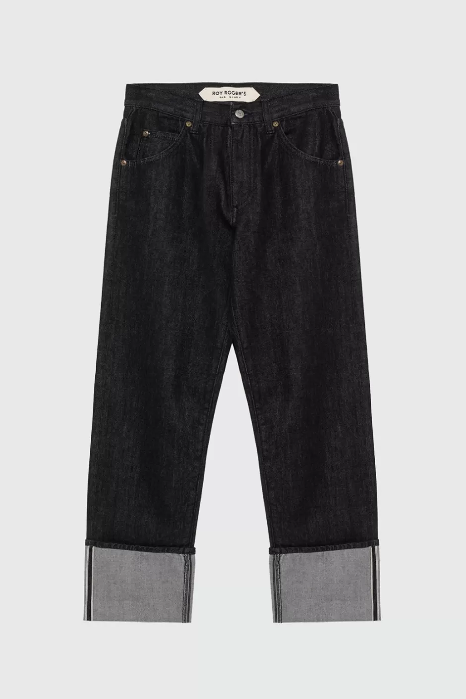 Denim Vintage Rogers by Donna Roy - Coupe Droit Élégant en Toile Selvedge Brut avec Lavage Rétro