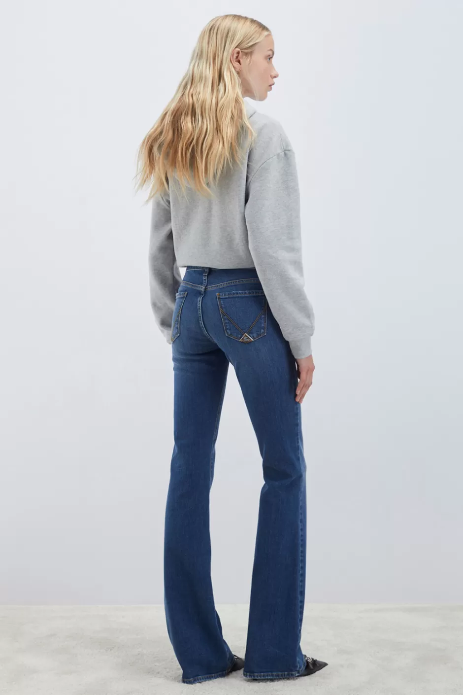Jean Slim Donna & Roy - Collection Printemps Édition Limitée avec Motif Rogers et Broderies Alison