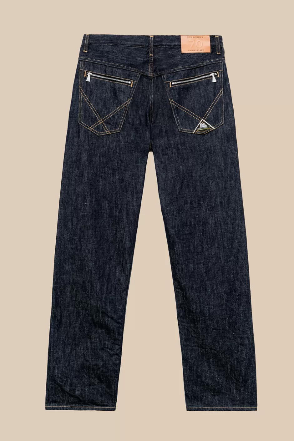 Jean Vintage Roy Rogers 70ème Anniversaire - Coupe Classique Denim Délavé Cimosa pour Homme