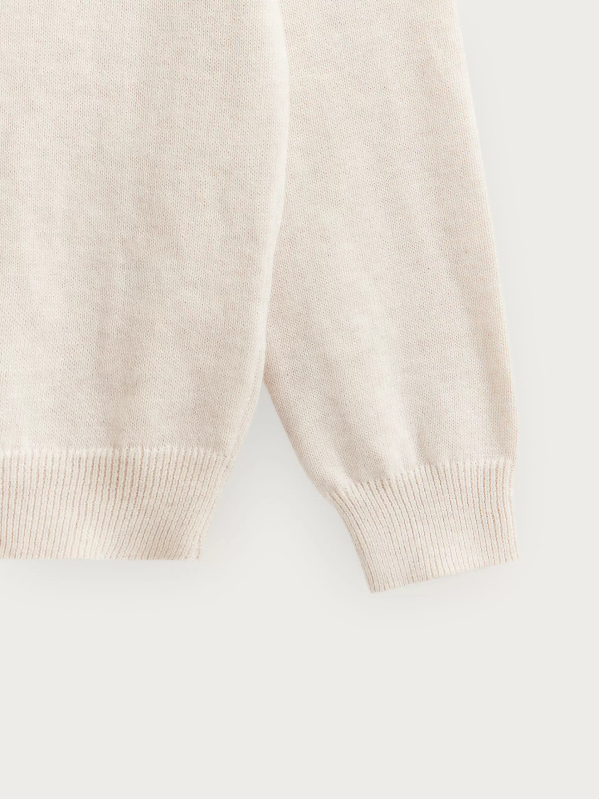 Alvaro Moreno - Sweat-Shirt Enfant Col Rond en Coton Écru - Mode Décontractée
