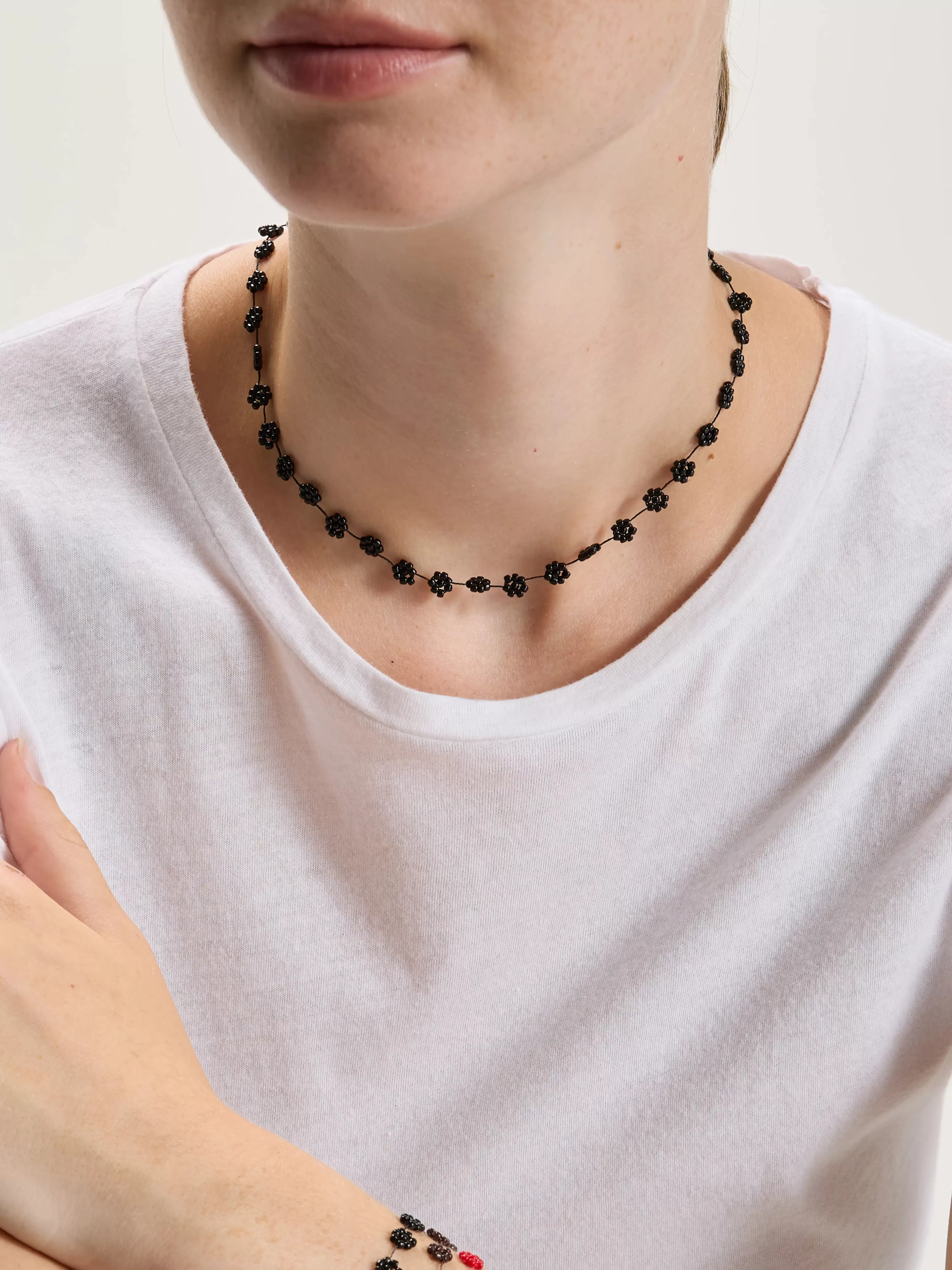 Collier Fiori Modèle N°23 - Création Exclusive en Perles de Résine par Labro Bijoux