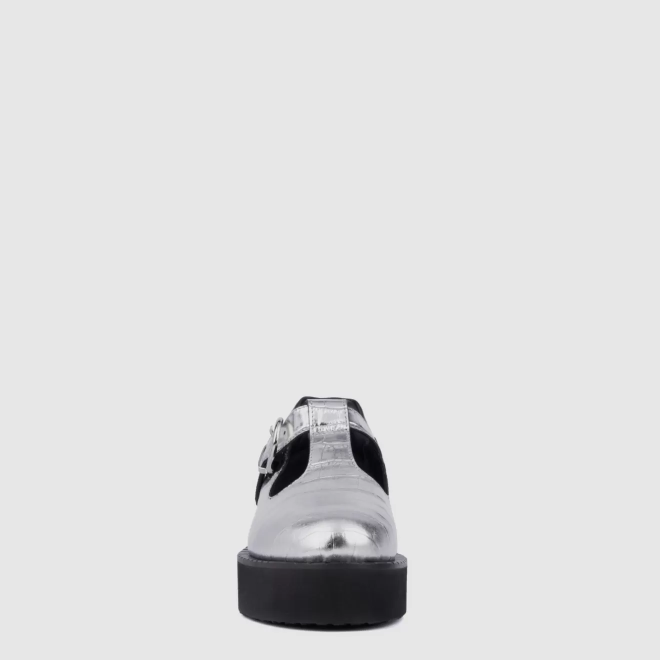 Aquatalia Malvina - Chaussures Luxe en Argent & Noir | Promo Exclusive Édition Limitée