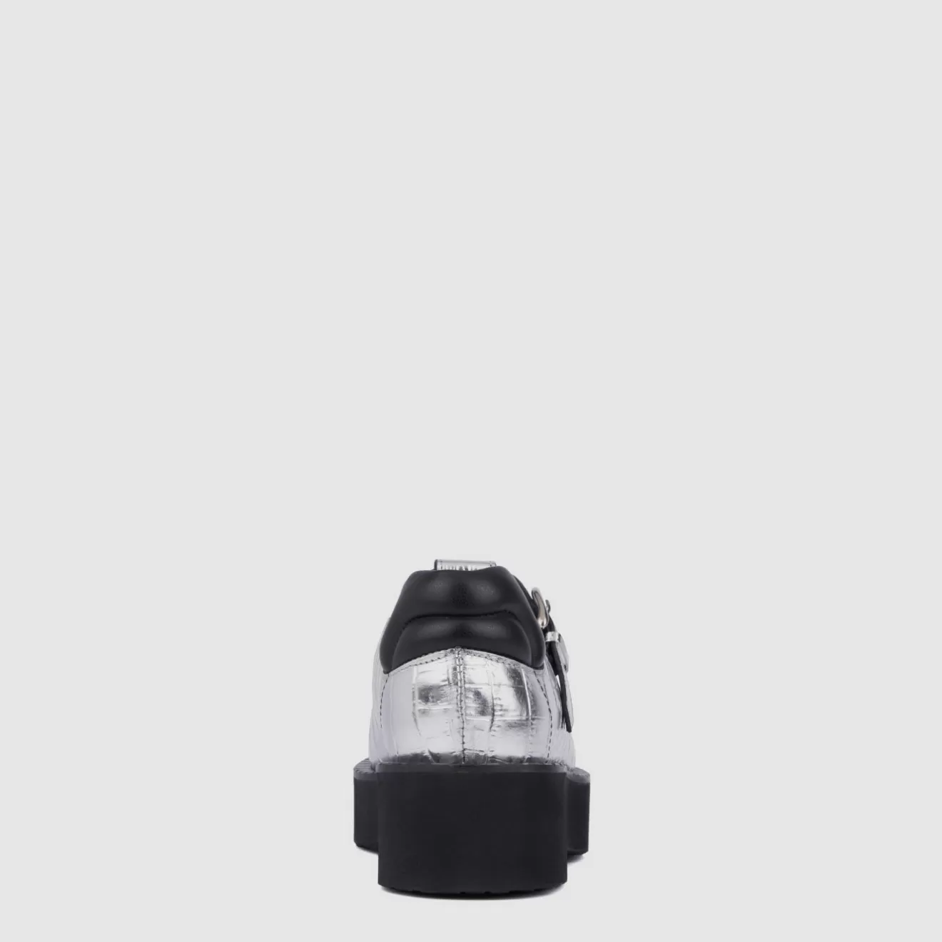 Aquatalia Malvina - Chaussures Luxe en Argent & Noir | Promo Exclusive Édition Limitée