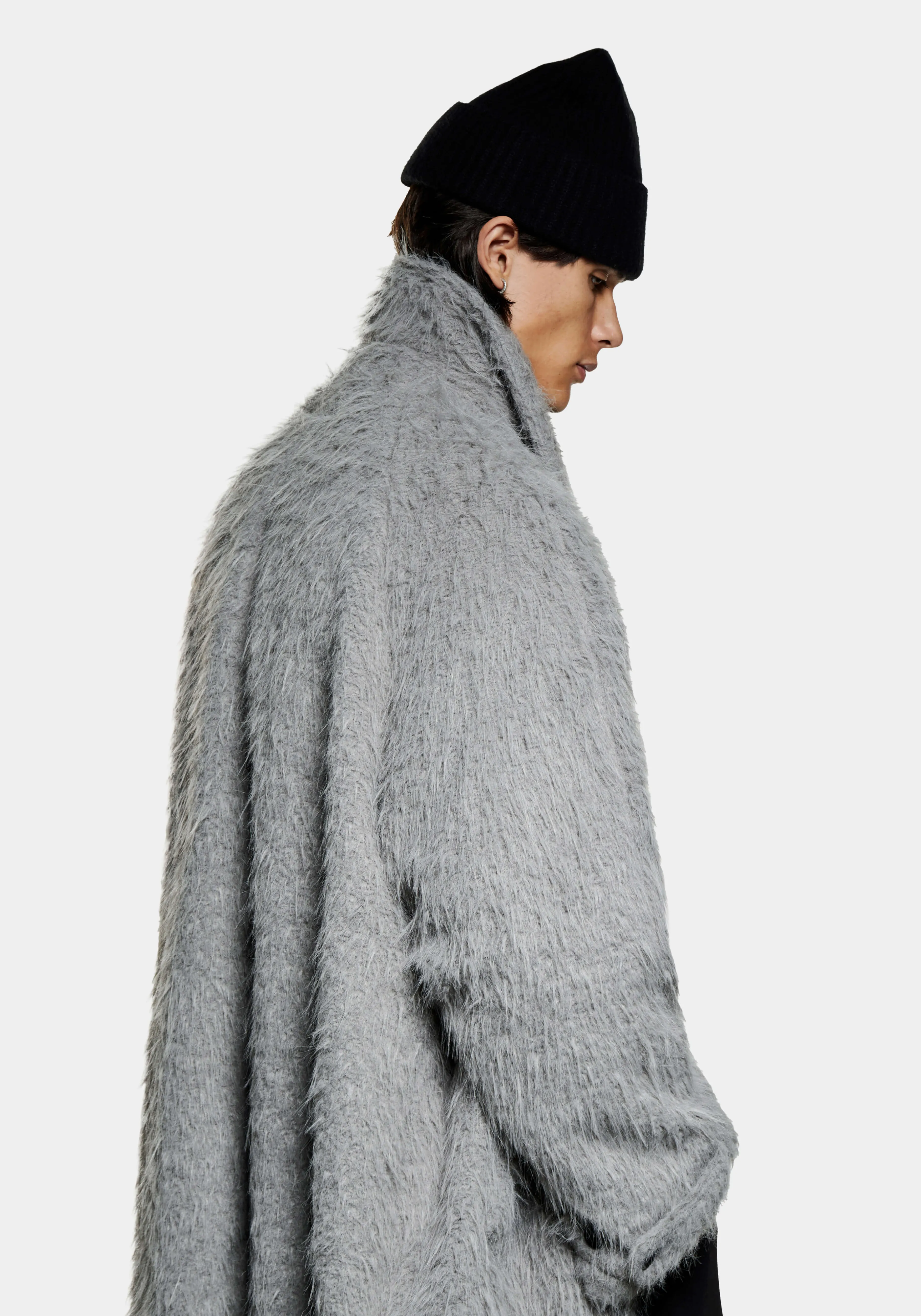 MKI Miyuki Zoku · Veste légère en simili alpaga – Manteau d'extérieur décontracté & Chemises assorties