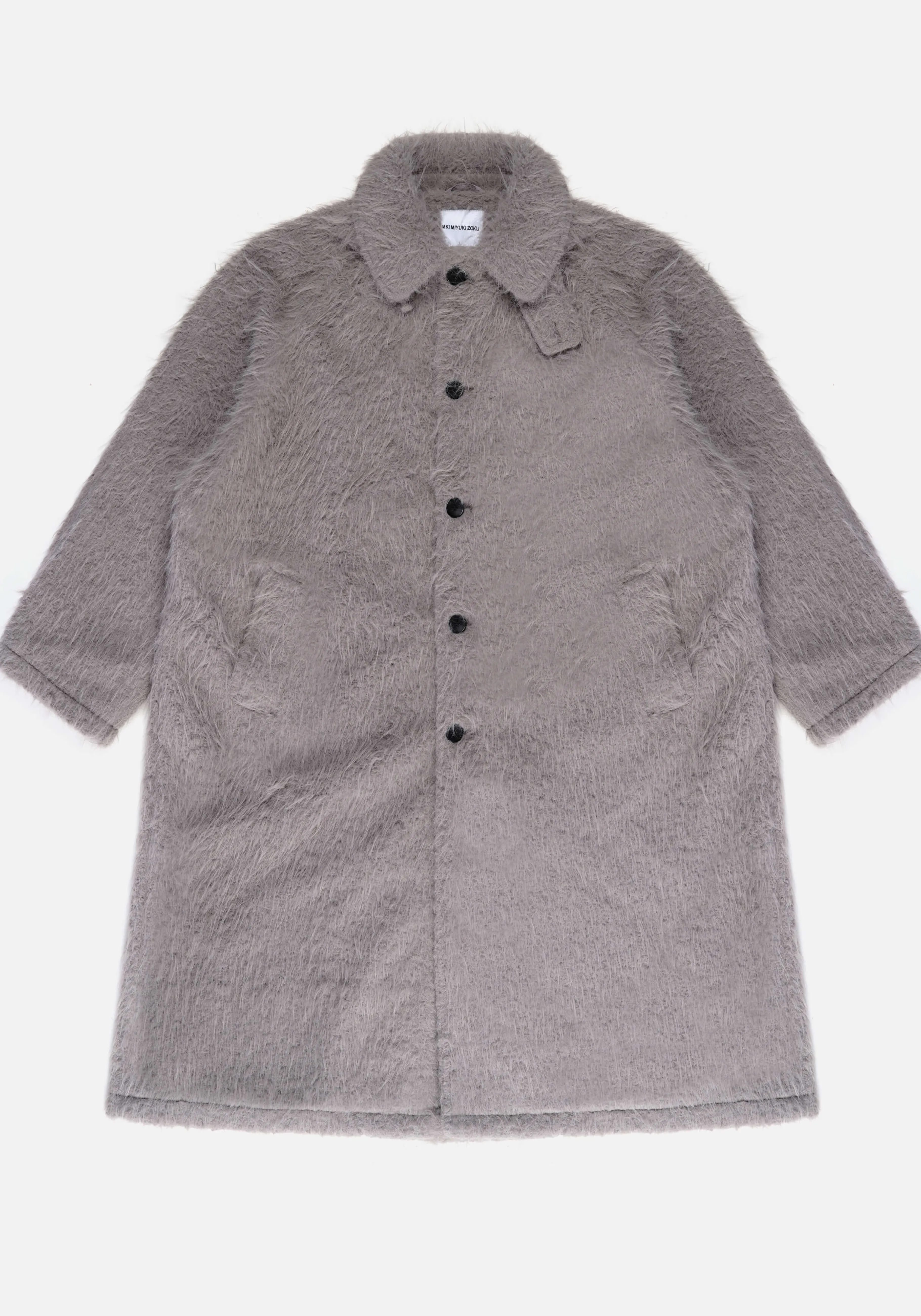 MKI Miyuki Zoku · Veste légère en simili alpaga – Manteau d'extérieur décontracté & Chemises assorties