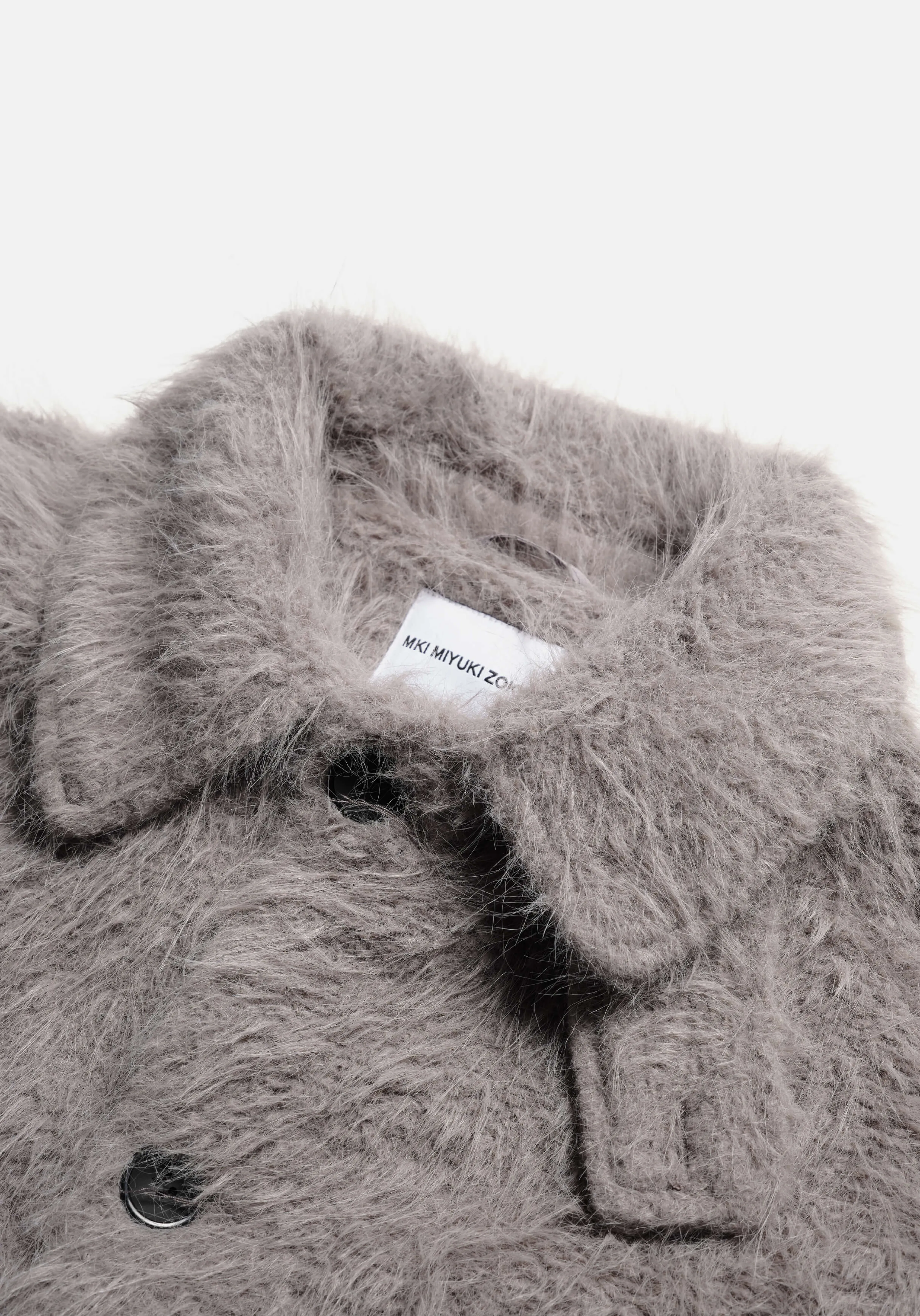 MKI Miyuki Zoku · Veste légère en simili alpaga – Manteau d'extérieur décontracté & Chemises assorties
