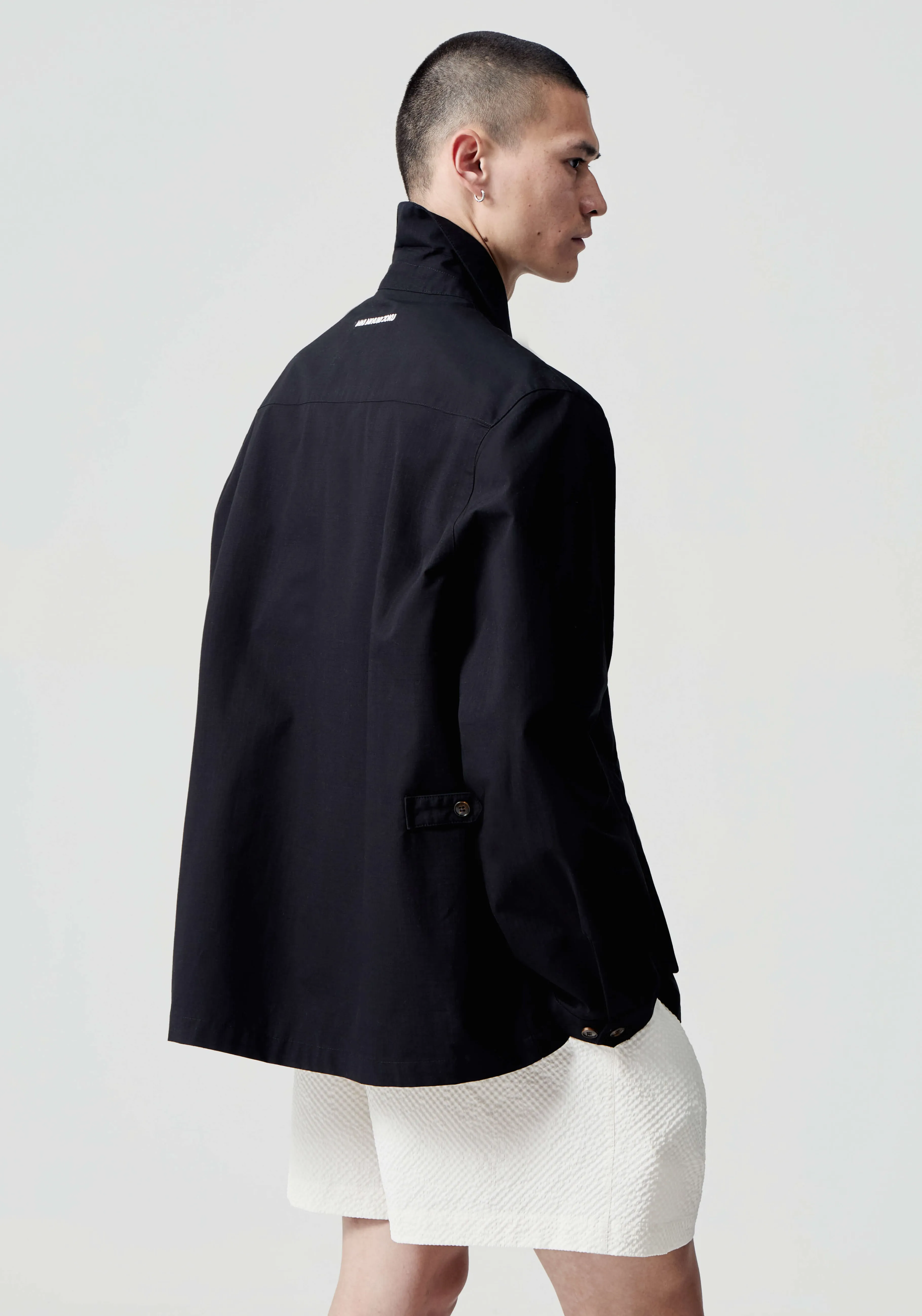 Veste Cargo Technique Respirante MKI Miyuki Zoku - Veste Polyvalente Ripstop avec Poches Utilitaires | Conception Urbaine pour Tenues Décontractées ou Sportives